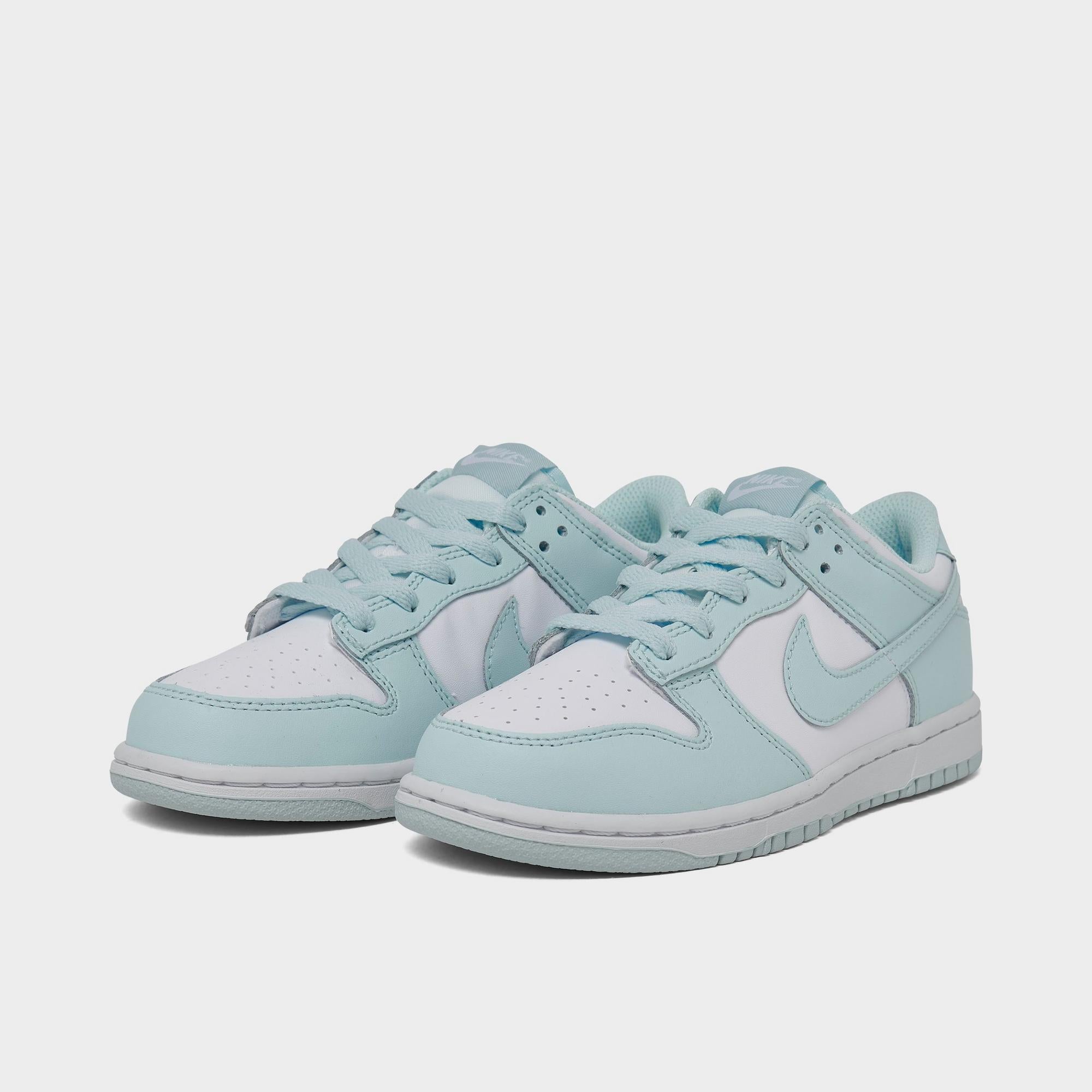 [FB9108-105] PRESCHOOL NIKE DUNK LOW 'WHITE GLACIER BLUE'
