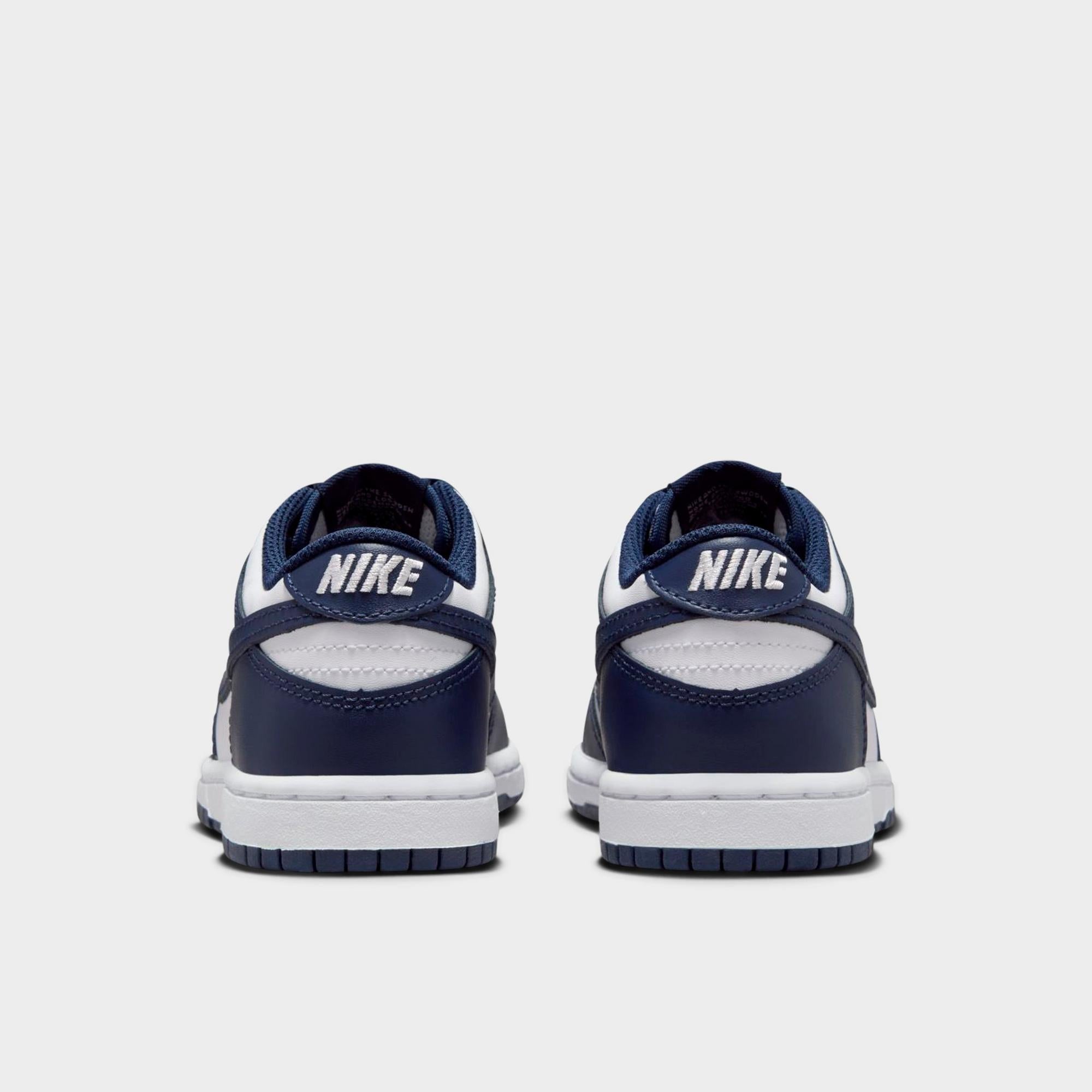 [FB9108-116] PRESCHOOL NIKE DUNK LOW 'WHITE MIDNIGHT NAVY (PS)'