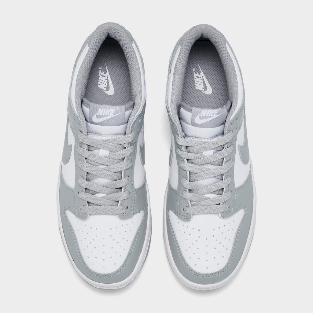 [FB9109-123] GRADE SCHOOL NIKE DUNK LOW 'WHITE LIGHT SMOKE GREY (GS)'