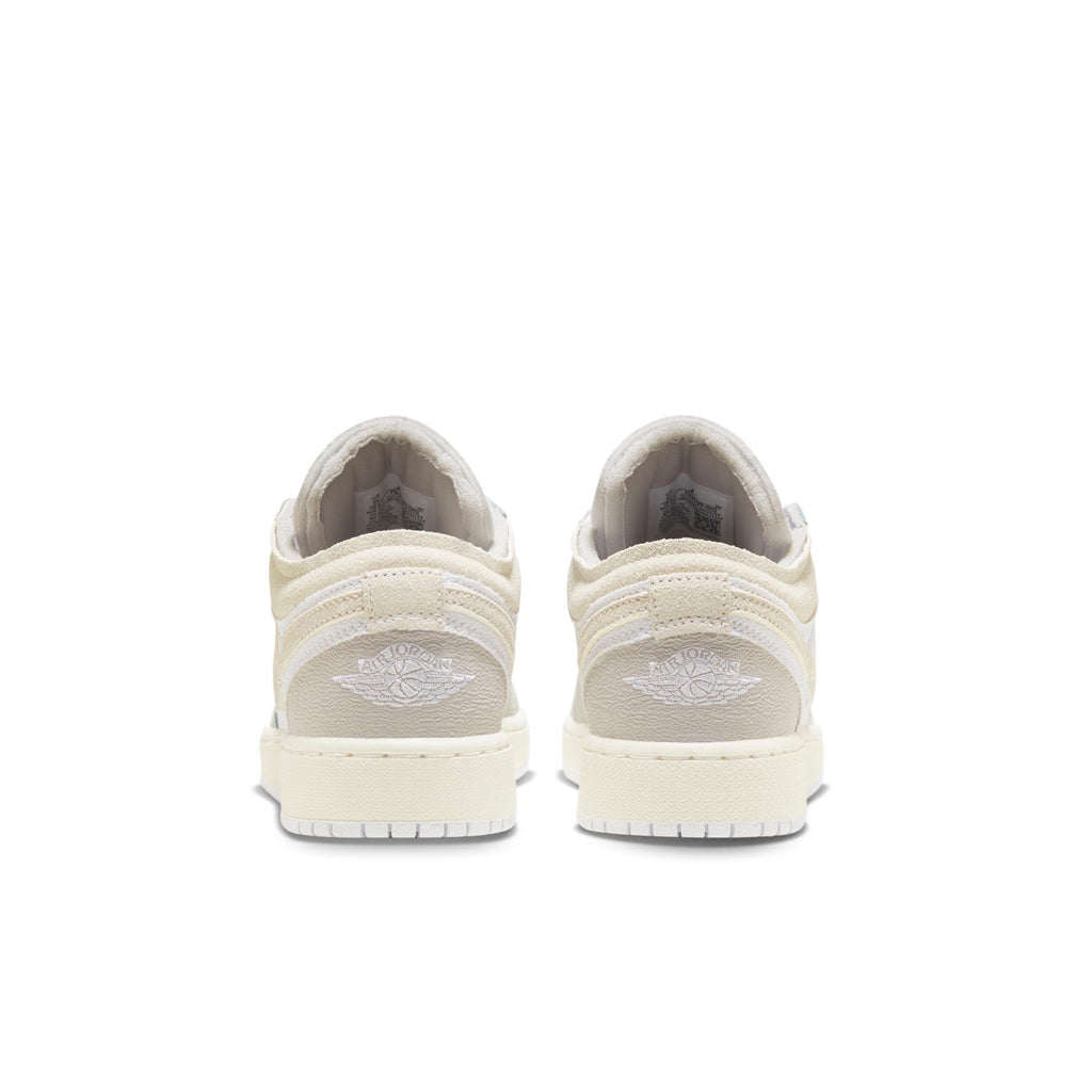 [FB9139-002] Grade School Air Jordan RETRO 1 LOW SE CRAFT 'Inside Out Tech Grey' (GS)