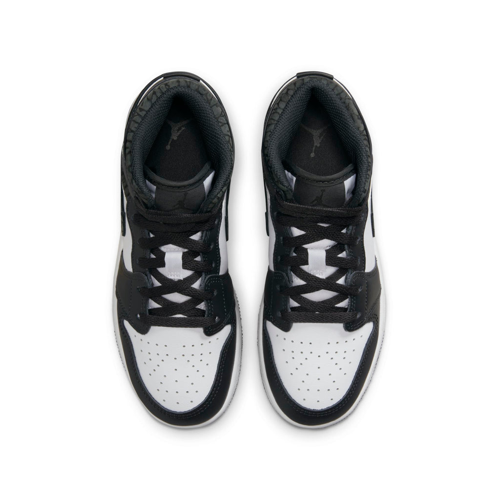 [FB9909-001] Grade School Air Jordan Retro 1 Mid SE 'Panda Elephant (GS)'