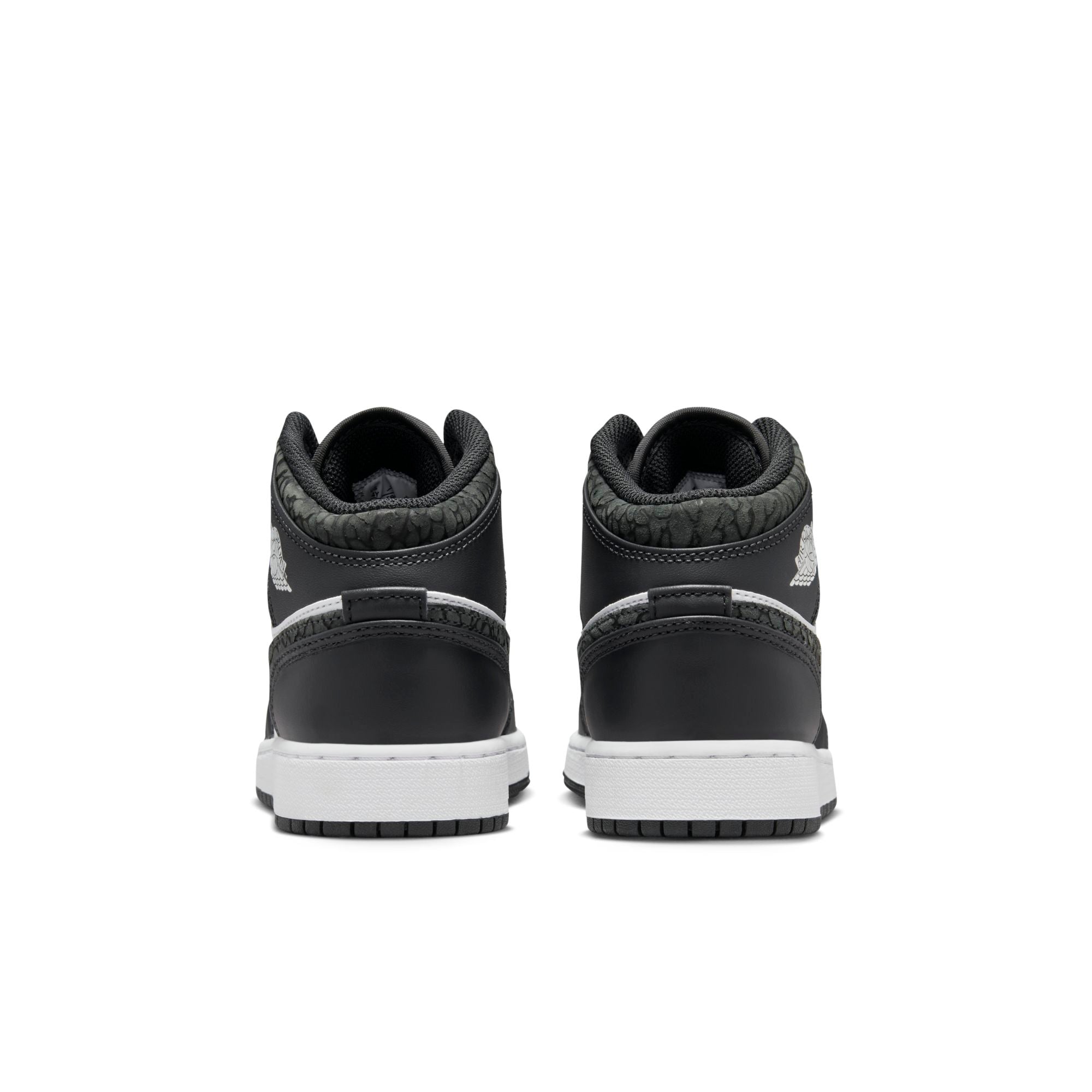 [FB9909-001] Grade School Air Jordan Retro 1 Mid SE 'Panda Elephant (GS)'