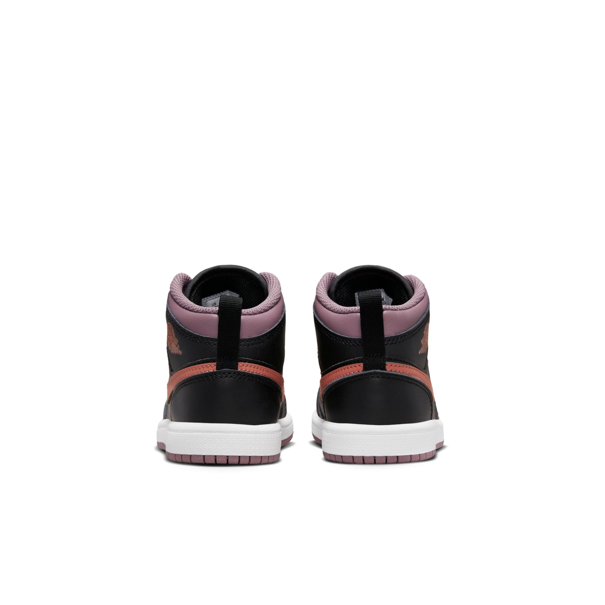 [FB9910-008] Preschool Air Jordan Retro 1 Mid SE 'Black Sky J Mauve' (PS)