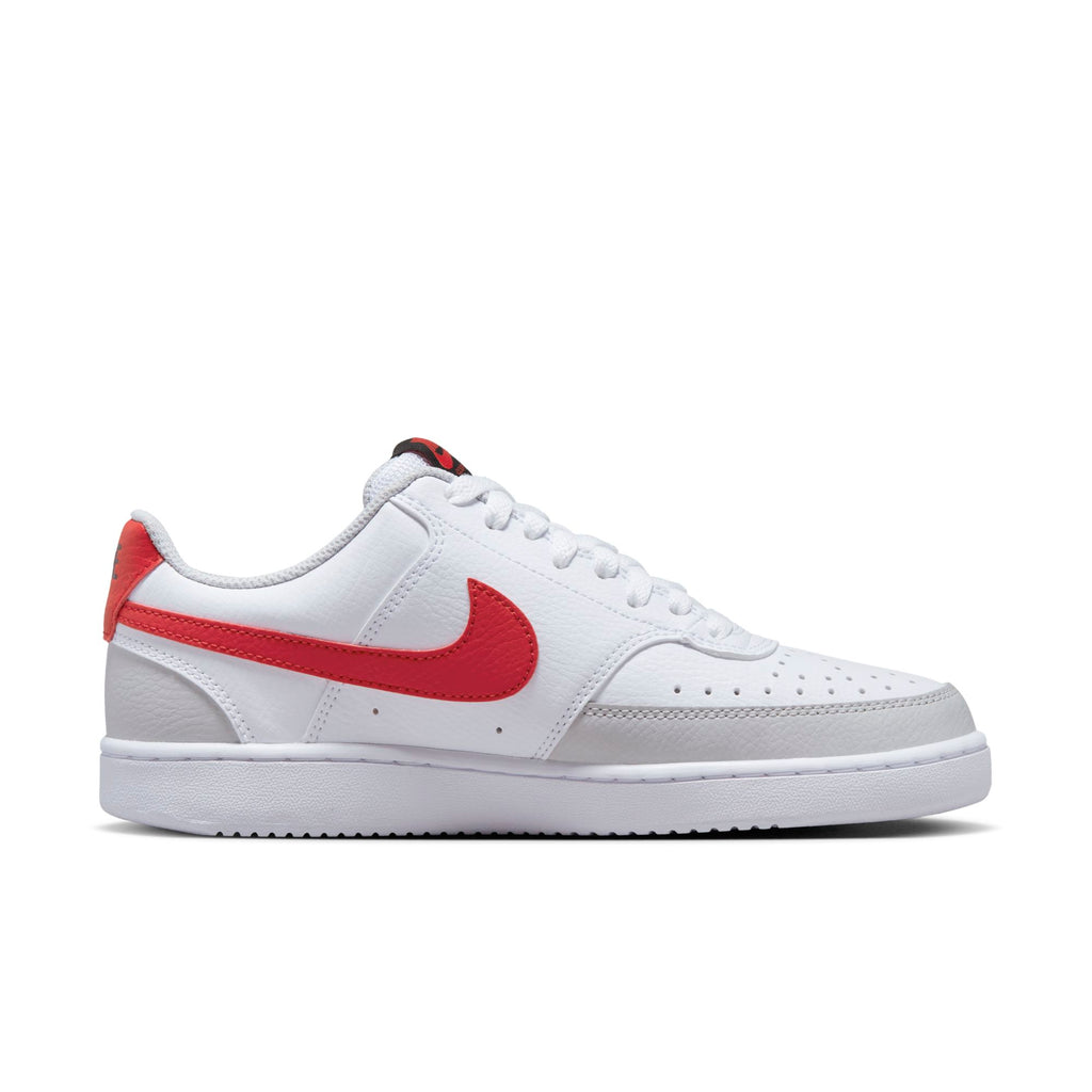 [FD0284-100] Womens Nike COURT VISION LOW 'WHITE UNIVERSITY RED'