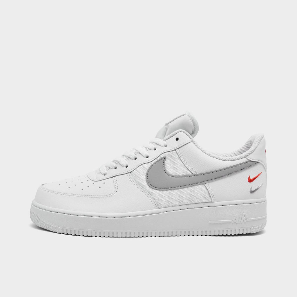 [FD0666-100] Mens Nike AIR FORCE 1 LOW '07 SE 'DOUBLE SWOOSH WHITE PICANTE'