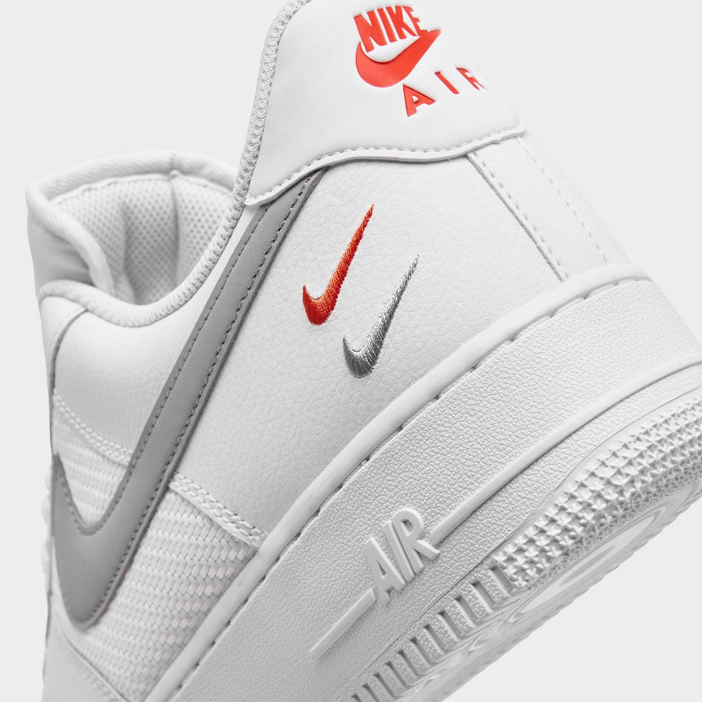 [FD0666-100] Mens Nike AIR FORCE 1 LOW '07 SE 'DOUBLE SWOOSH WHITE PICANTE'