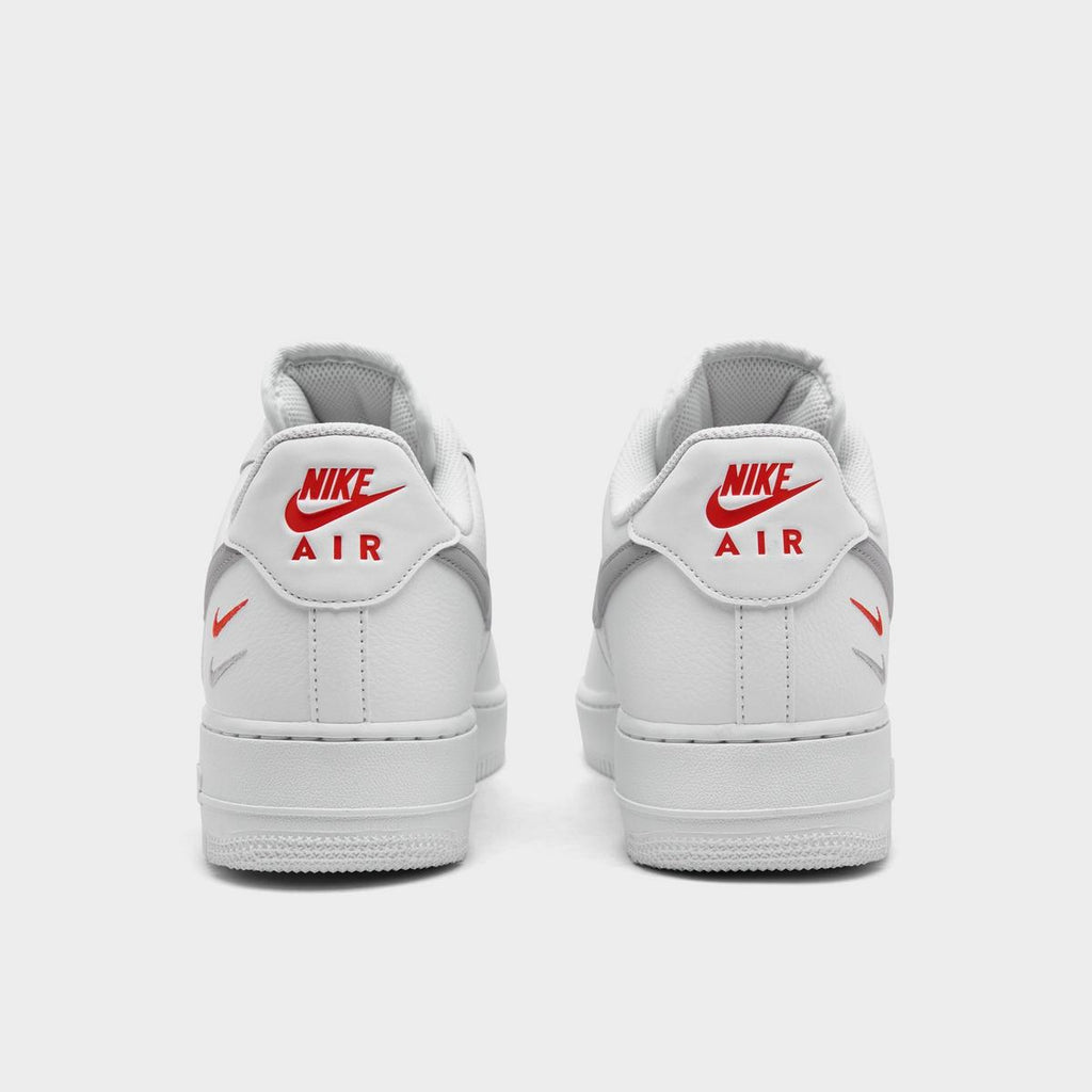 [FD0666-100] Mens Nike AIR FORCE 1 LOW '07 SE 'DOUBLE SWOOSH WHITE PICANTE'