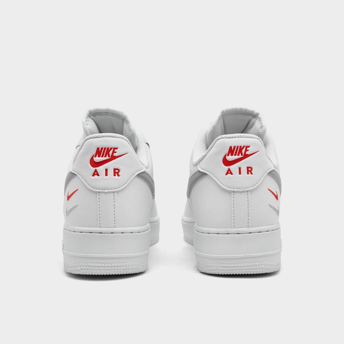 [FD0666-100] Mens Nike AIR FORCE 1 LOW '07 SE 'DOUBLE SWOOSH WHITE PICANTE'