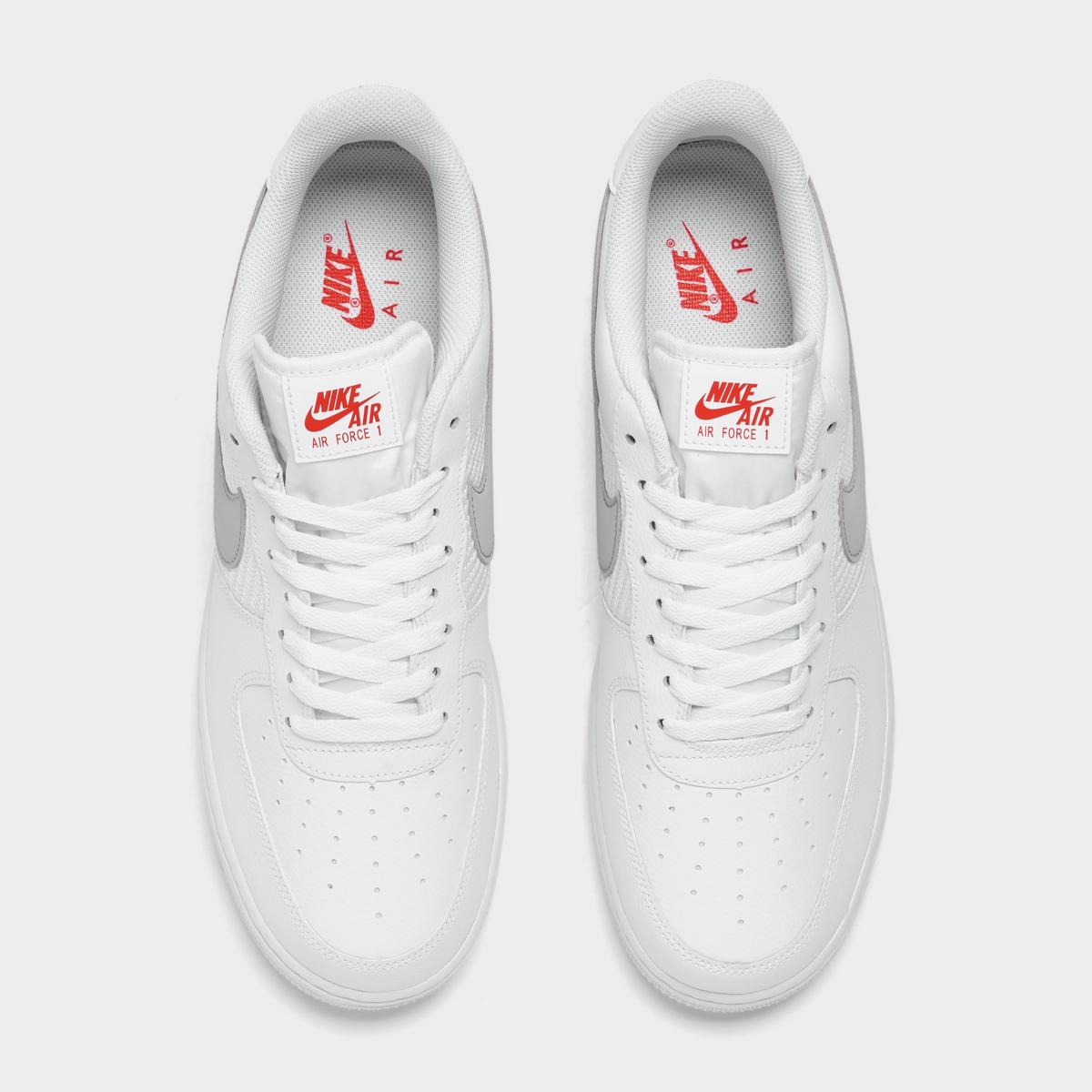 [FD0666-100] Mens Nike AIR FORCE 1 LOW '07 SE 'DOUBLE SWOOSH WHITE PICANTE'