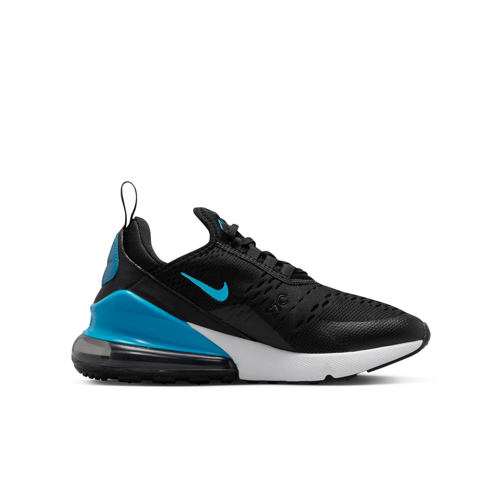 [FD0676-001] Grade School Nike AIR MAX 270 GS 'BLACK BLUE LIGHTNING'