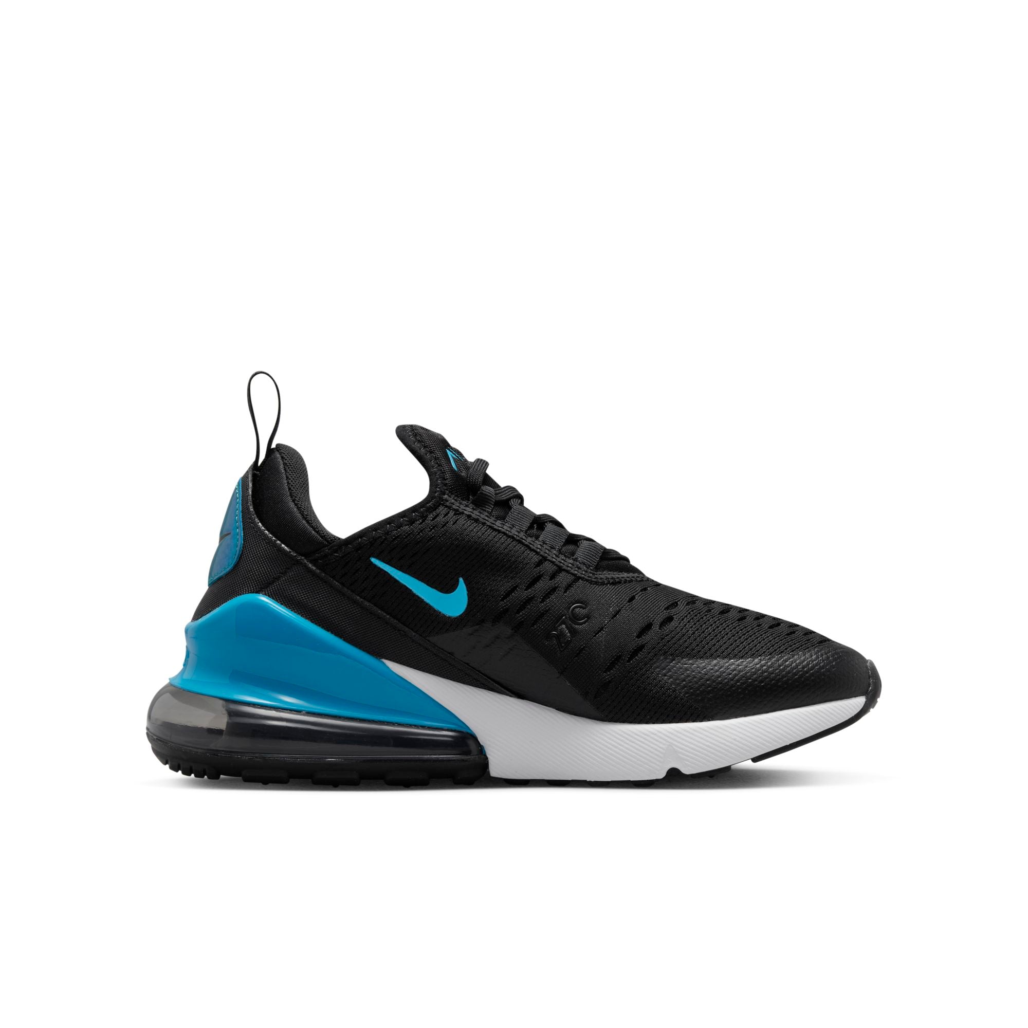 [FD0676-001] Grade School Nike AIR MAX 270 GS 'BLACK BLUE LIGHTNING'