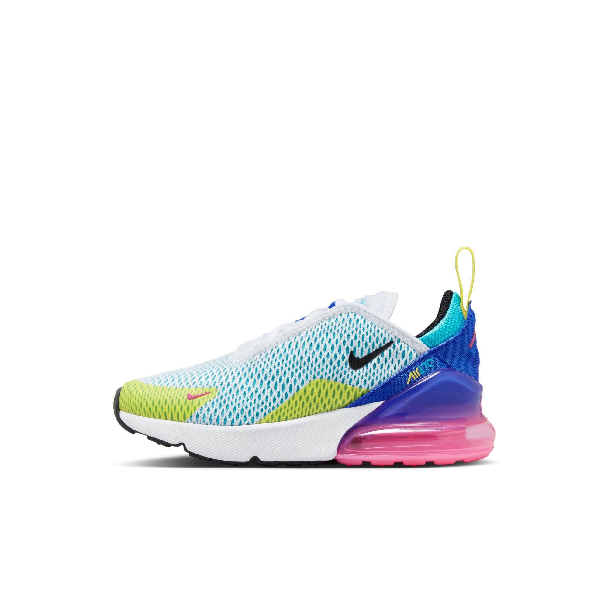 [FD1021-100] Preschool Nike AIR MAX 270 PS 'WHITE ROYAL PINK'