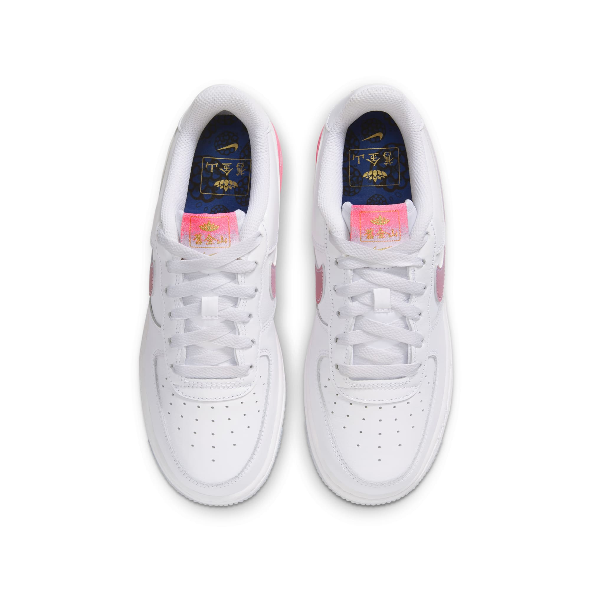 [FD1023-100] Grade School Nike AIR FORCE 1 LOW LV8 'SAN FRANCISCO CHINATOWN LOTUS FLOWER (GS)'