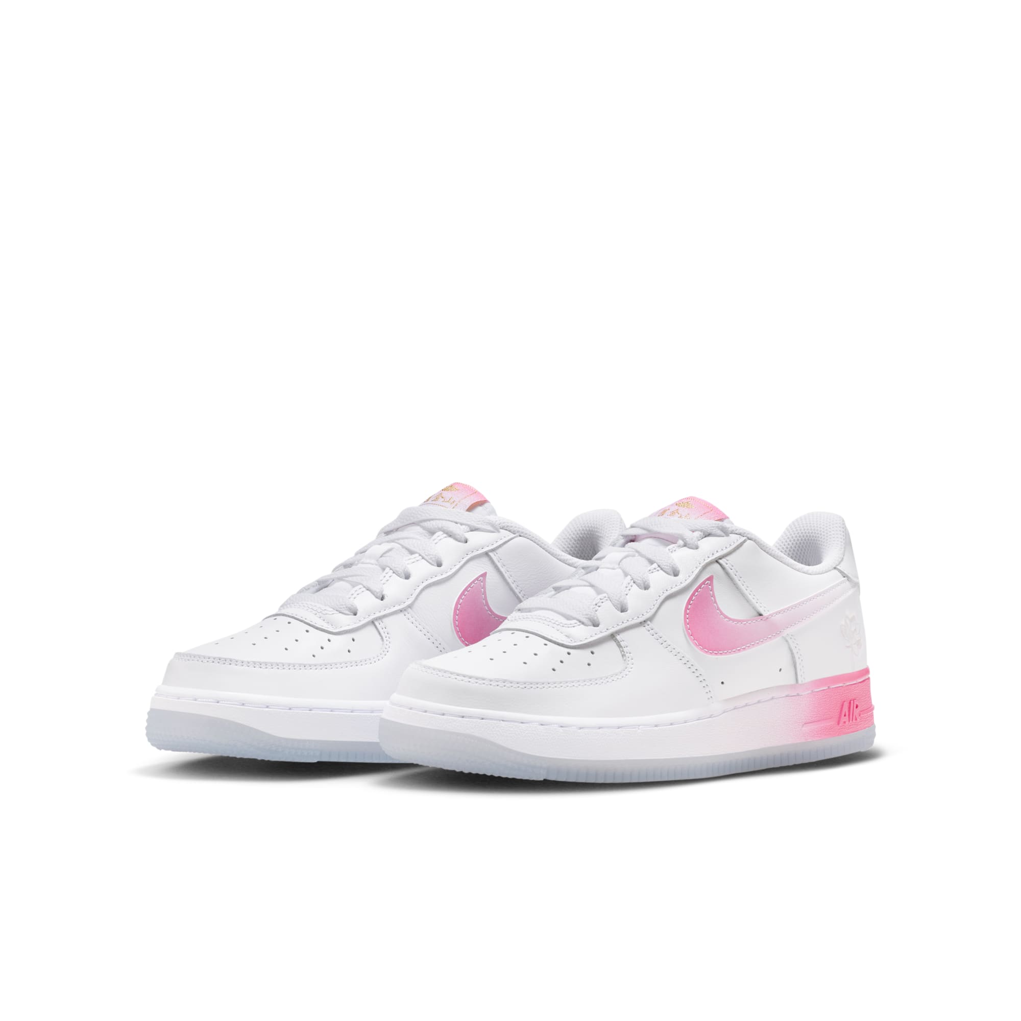 [FD1023-100] Grade School Nike AIR FORCE 1 LOW LV8 'SAN FRANCISCO CHINATOWN LOTUS FLOWER (GS)'