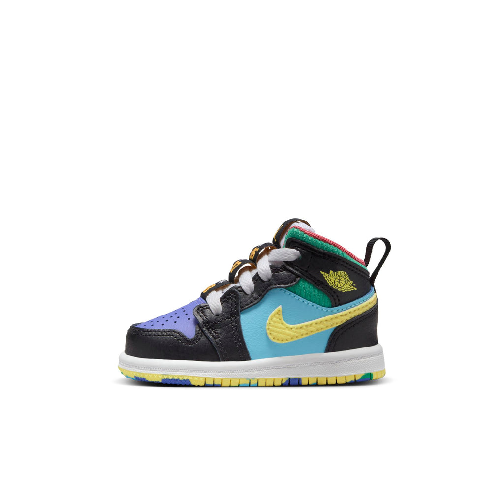 [FD1318-007] Toddlers Air Jordan Retro 1 Mid SS 'Six Championships' (TD)