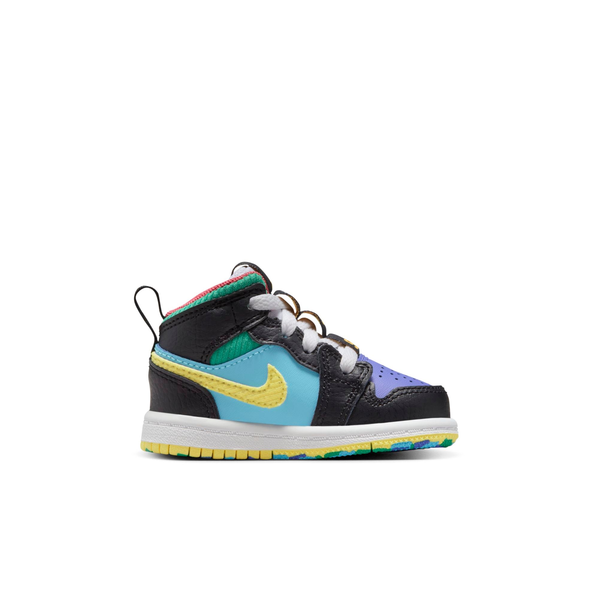[FD1318-007] Toddlers Air Jordan Retro 1 Mid SS 'Six Championships' (TD)
