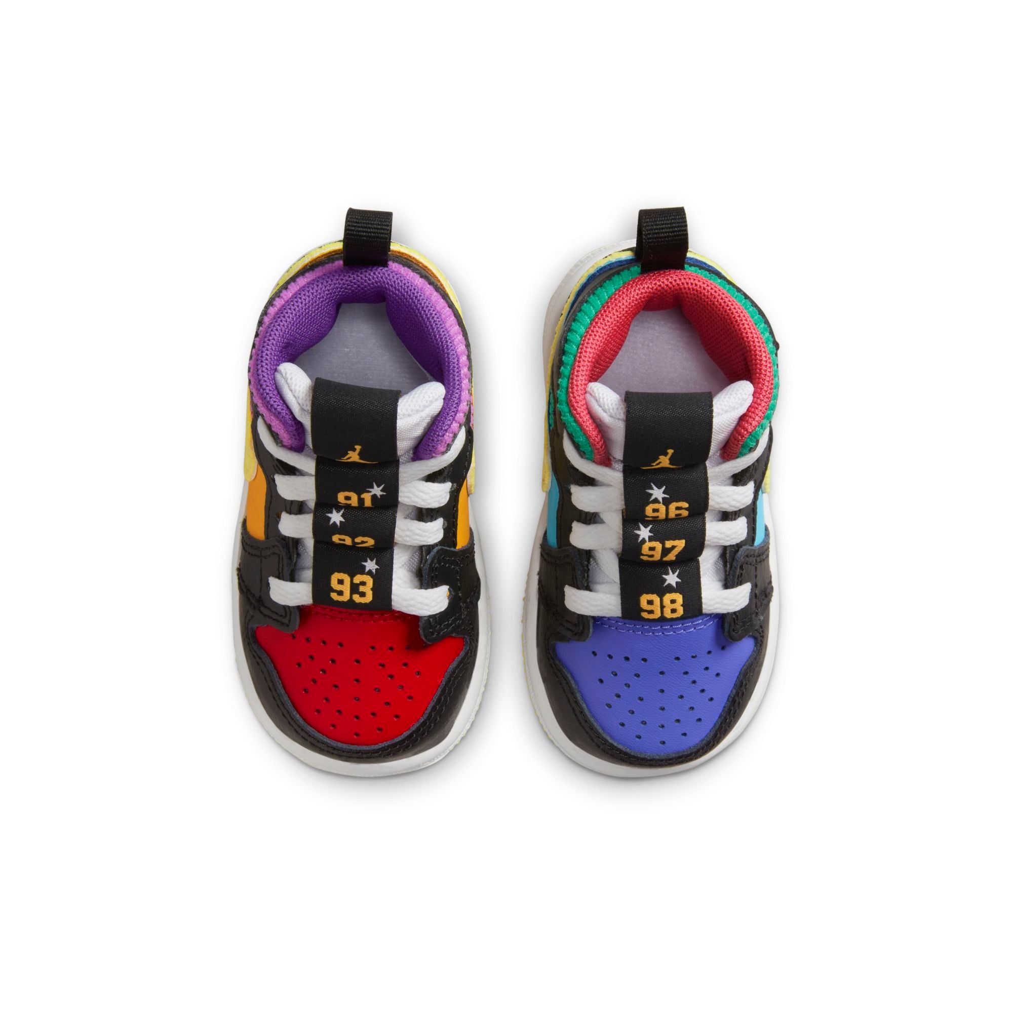 [FD1318-007] Toddlers Air Jordan Retro 1 Mid SS 'Six Championships' (TD)