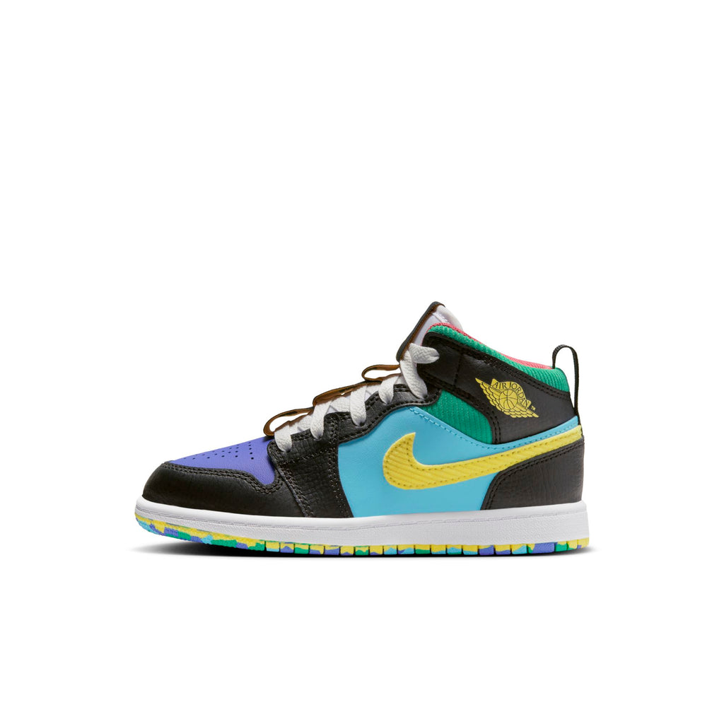 [FD1319-007] Preschool Air Jordan Retro 1 Mid SS 'Six Championships' (PS)