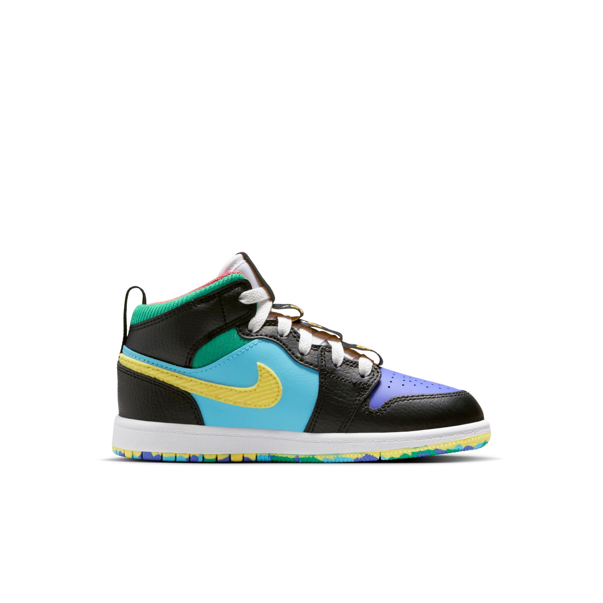 [FD1319-007] Preschool Air Jordan Retro 1 Mid SS 'Six Championships' (PS)