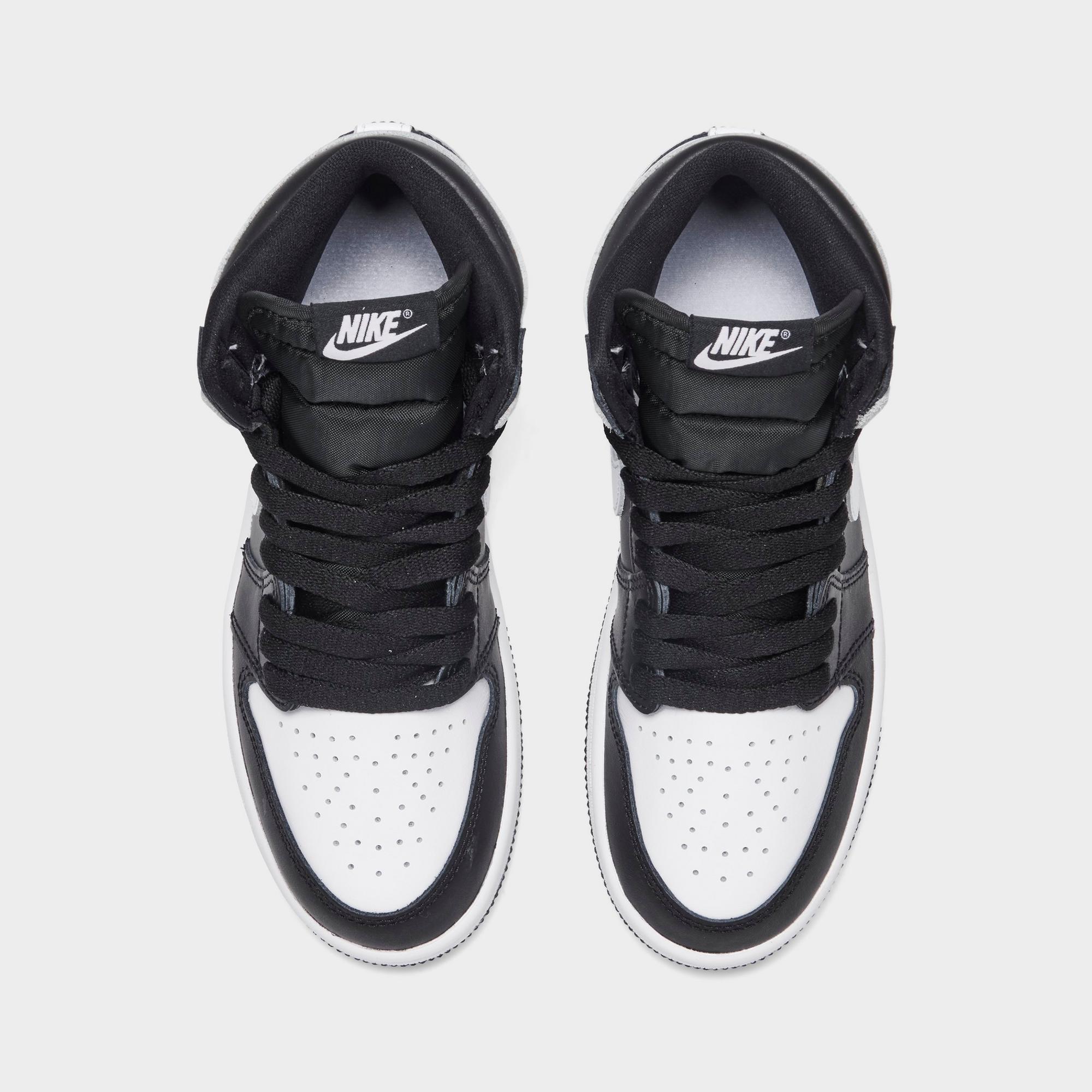 [FD1412-010] PRESCHOOL AIR JORDAN RETRO 1 HIGH OG 'BLACK WHITE' (PS)