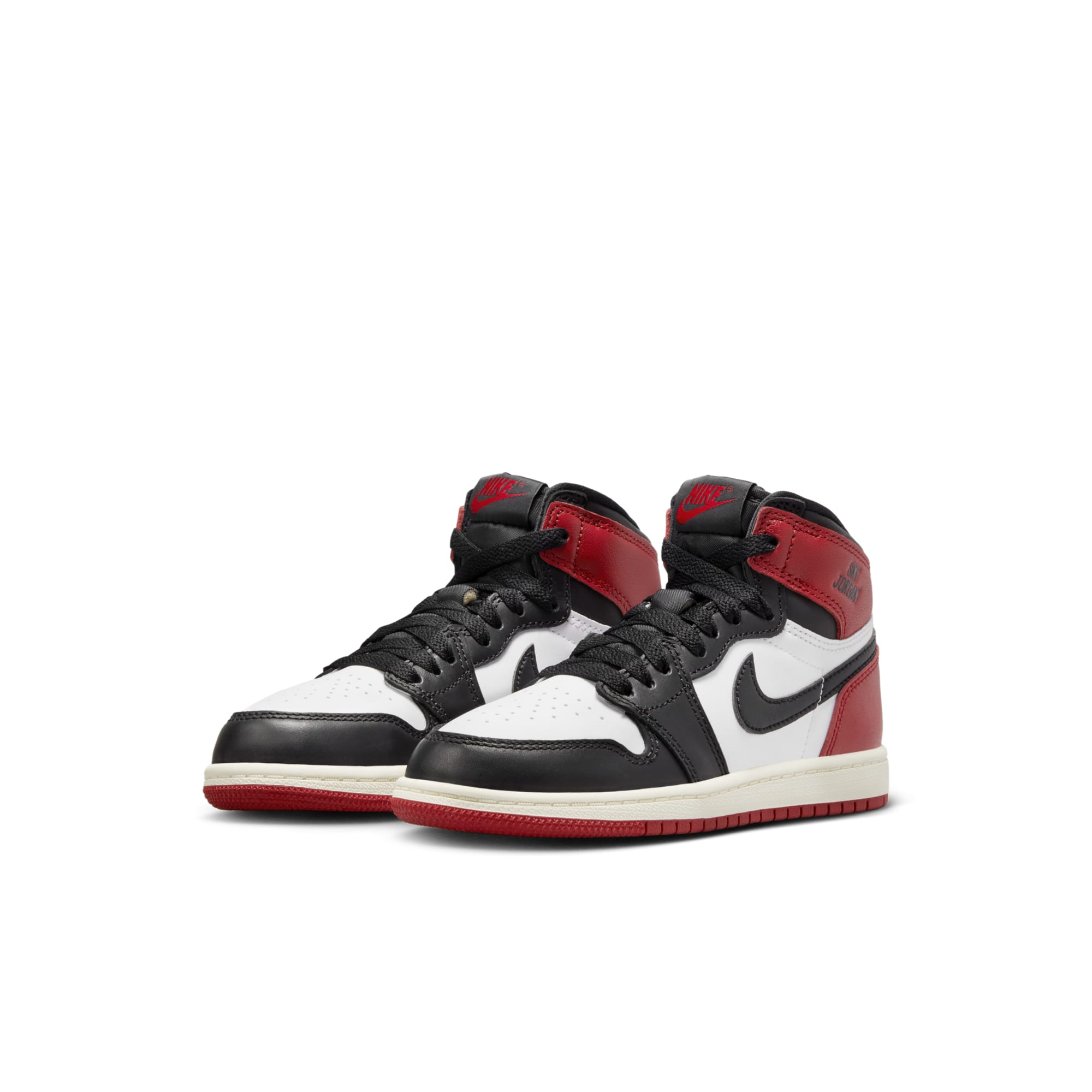 [FD1412-106] Preschool Air Jordan Retro 1 High OG 'Black Toe Reimagined'