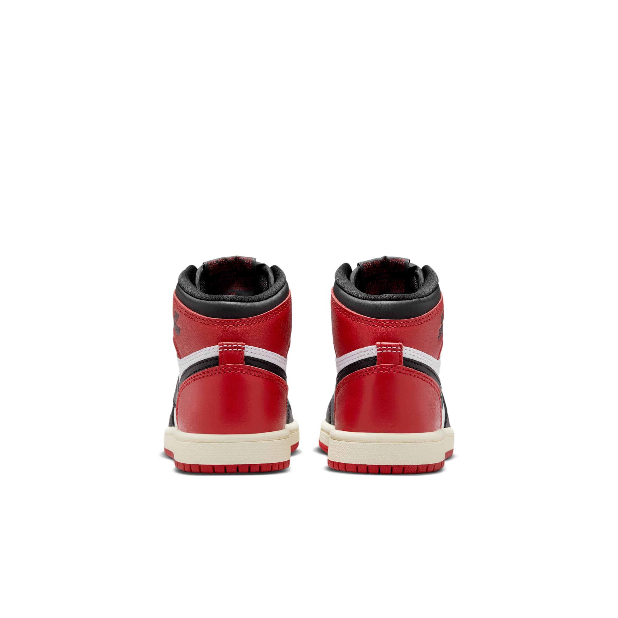 [FD1412-106] Preschool Air Jordan Retro 1 High OG 'Black Toe Reimagined'