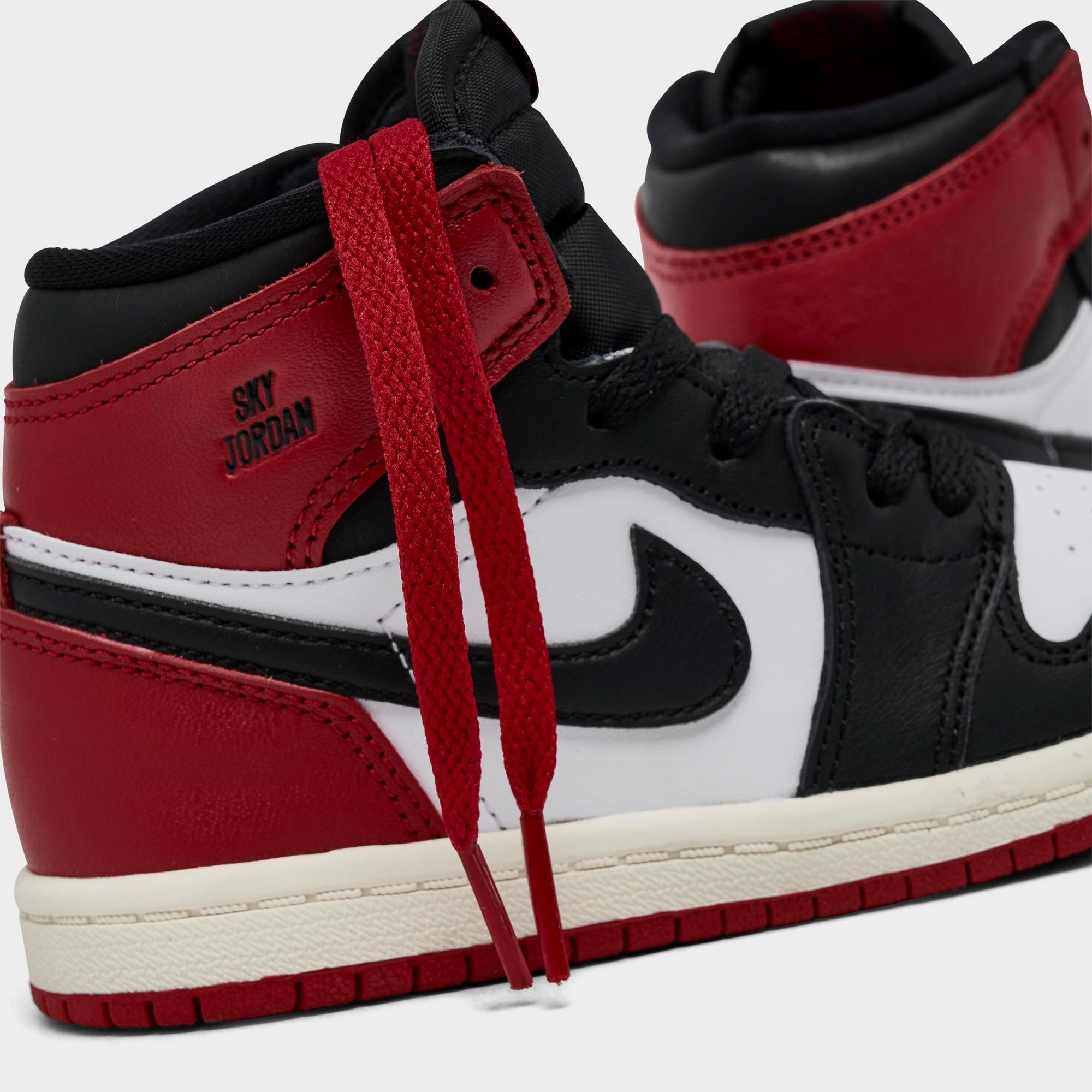 [FD1413-106] TODDLERS AIR JORDAN RETRO 1 HIGH OG 'BLACK TOE REIMAGINED' (TD)
