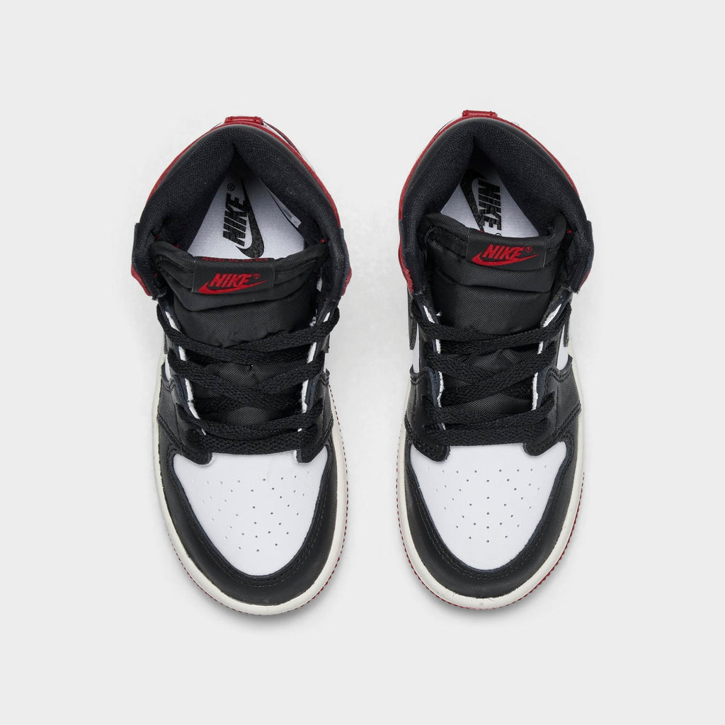 [FD1413-106] TODDLERS AIR JORDAN RETRO 1 HIGH OG 'BLACK TOE REIMAGINED' (TD)