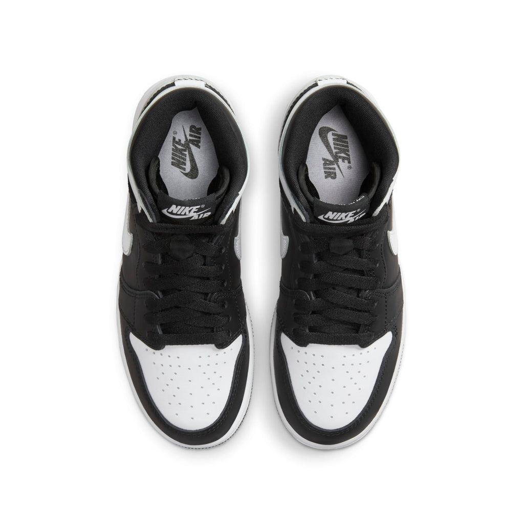 [FD1437-010] Grade School Air Jordan RETRO 1 HIGH OG "BLACK & WHITE"