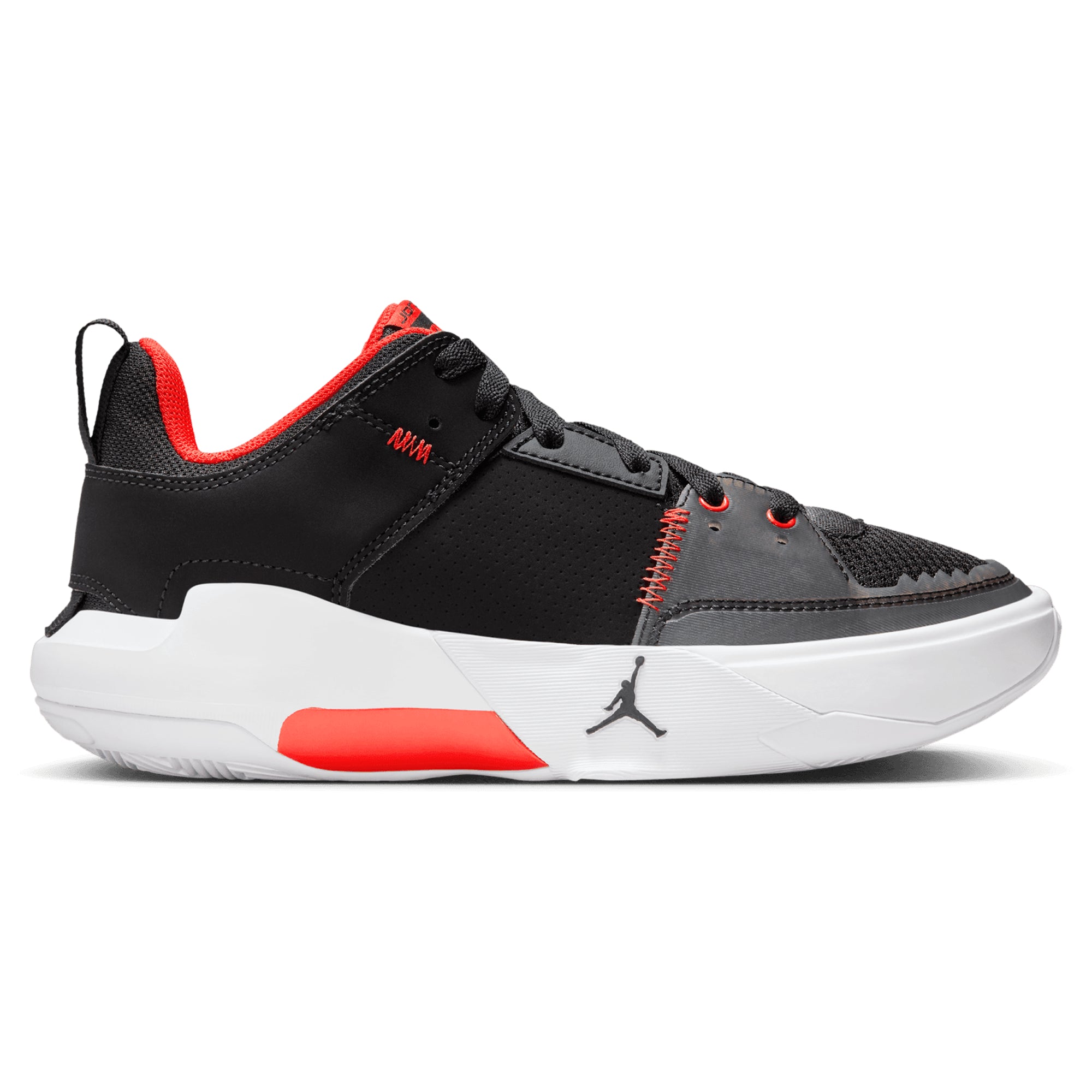 [FD2338-006] GRADE SCHOOL AIR JORDAN ONE TAKE 5 'BLACK HABANERO RED'