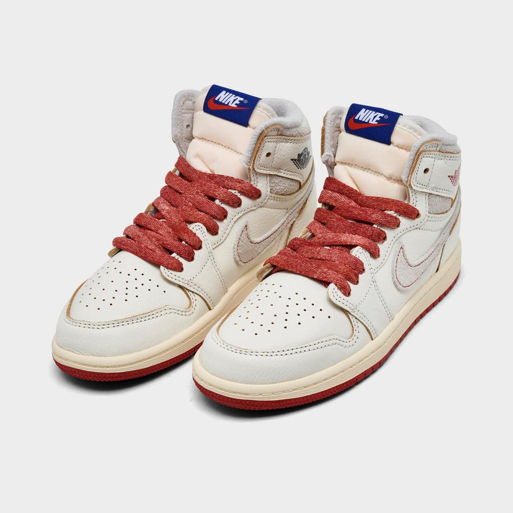 [FD2597-100] PRESCHOOL AIR JORDAN RETRO 1 HIGH OG 'RARE AIR SAIL CINNABAR'