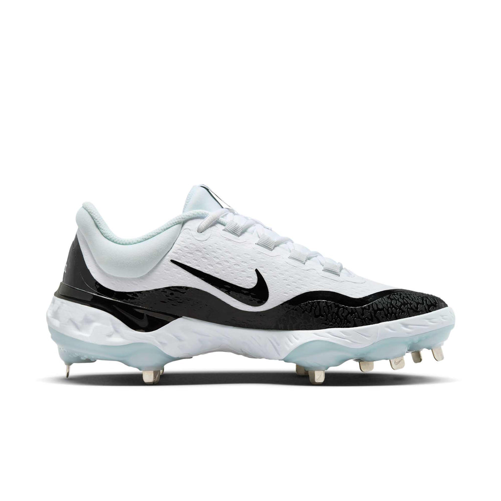 [FD2745-101] MENS NIKE ALPHA HUARACHE ELITE 4 LOW 'WHITE BLACK BLUE TINT'