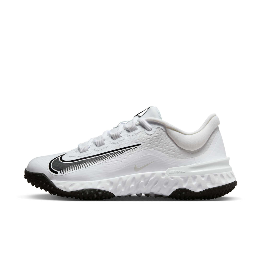[FD2746-100] WOMENS NIKE ALPHA HUARACHE ELITE 4 TF 'PHOTON DUST BLACK'