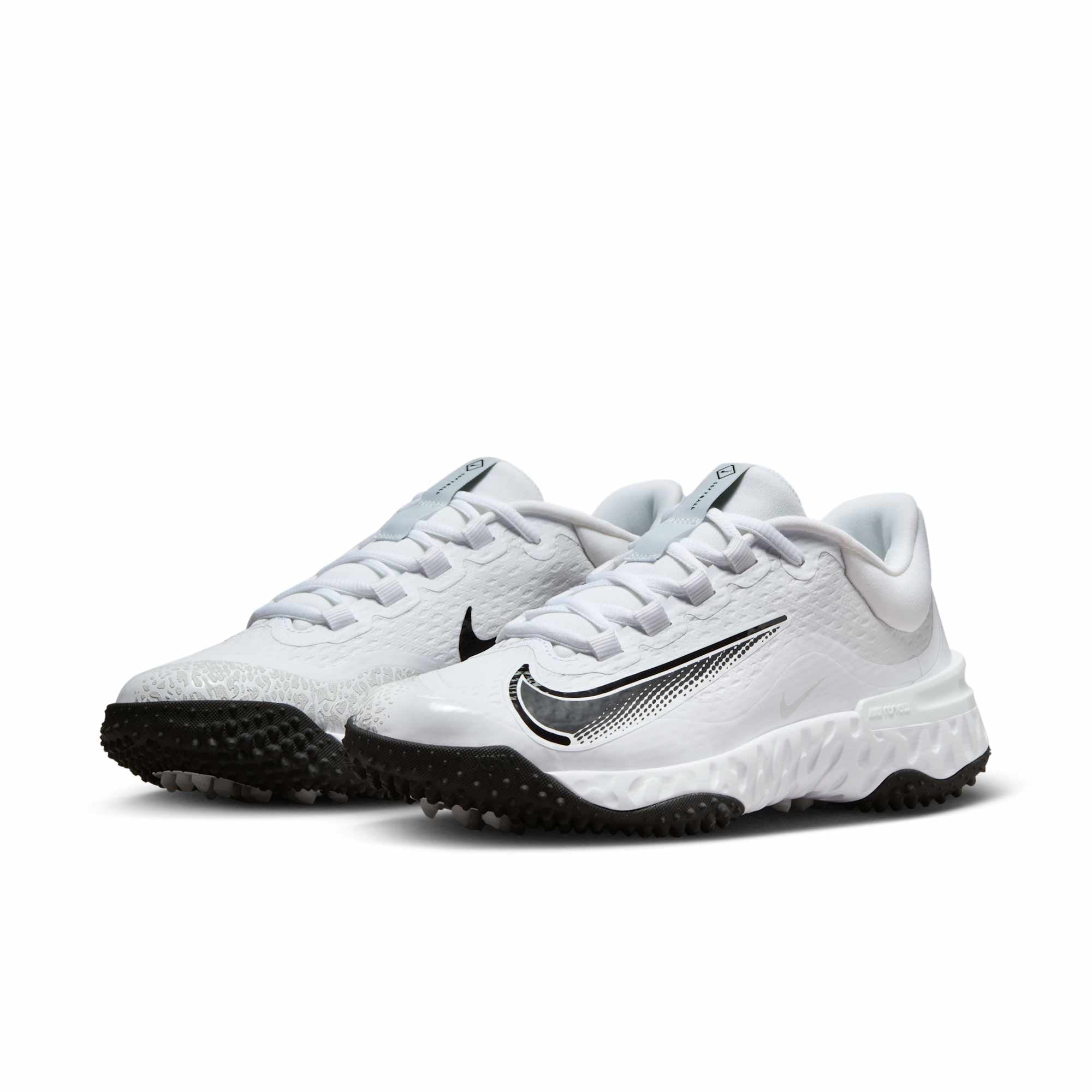 [FD2746-100] WOMENS NIKE ALPHA HUARACHE ELITE 4 TF 'PHOTON DUST BLACK'