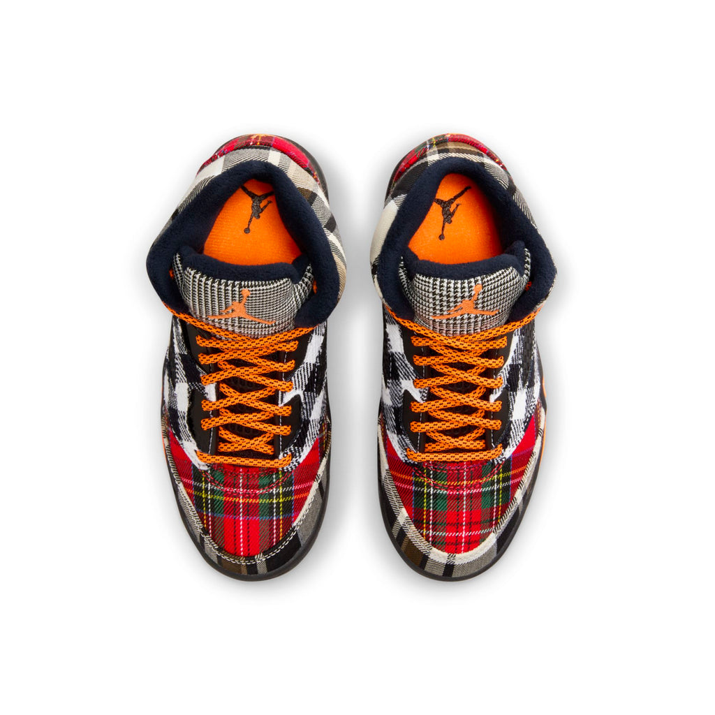 [FD4812-008] Preschool Air Jordan Retro 5 'Plaid (PS)'
