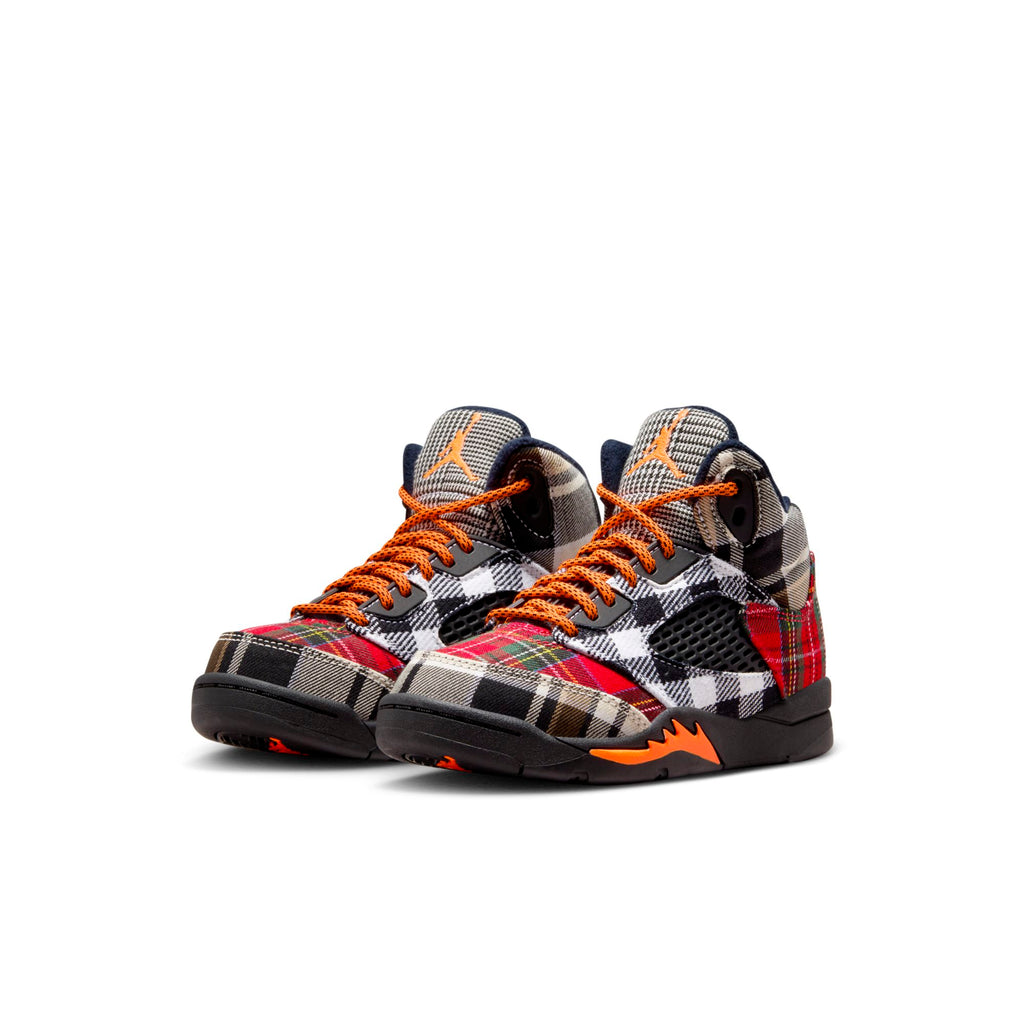 [FD4812-008] Preschool Air Jordan Retro 5 'Plaid (PS)'