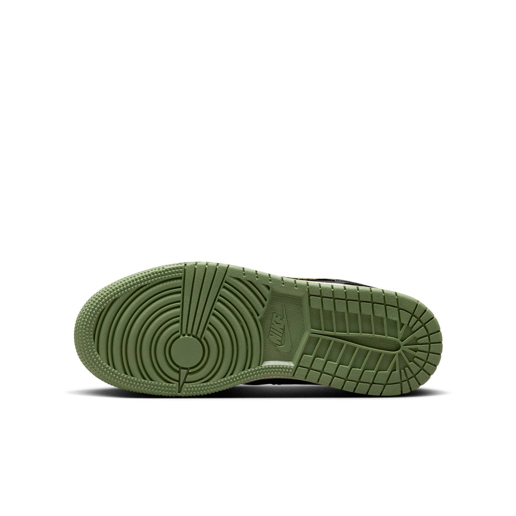 [FD5847-003] Grade School Air Jordan RETRO 1 MID SE 'CRAFT ANTHRACITE LIGHT OLIVE (GS)'