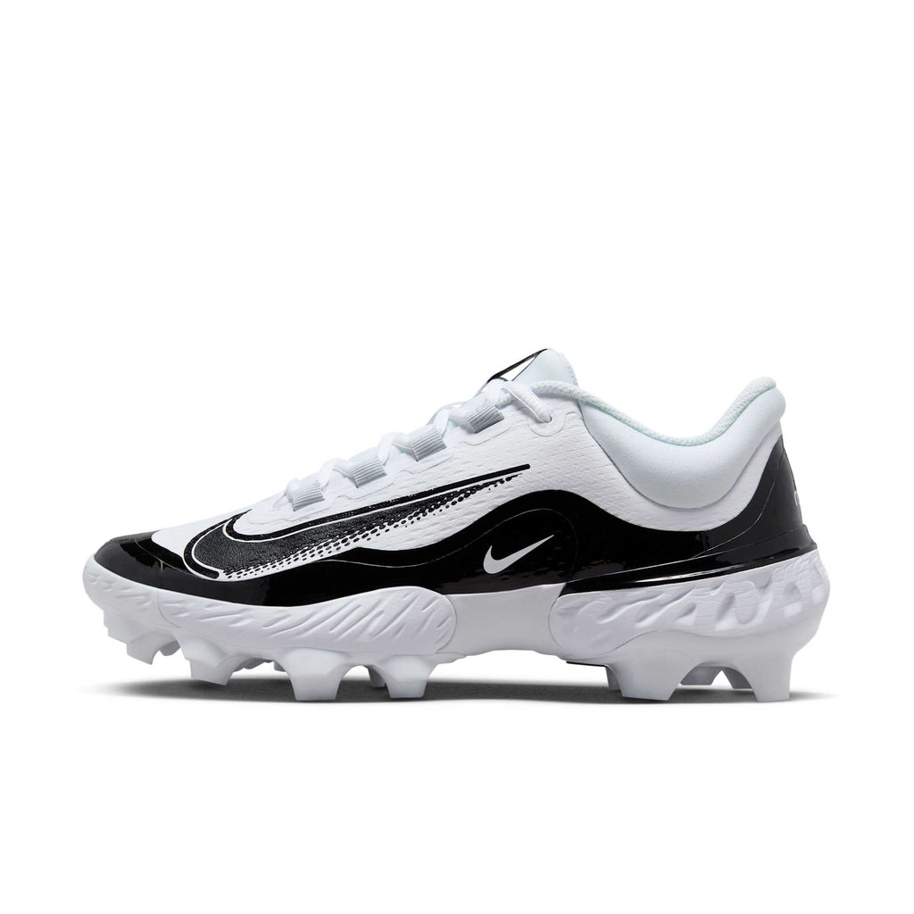 [FD6255-101] MENS NIKE ALPHA HUARACHE ELITE 4 LOW MCS 'WHITE BLACK'