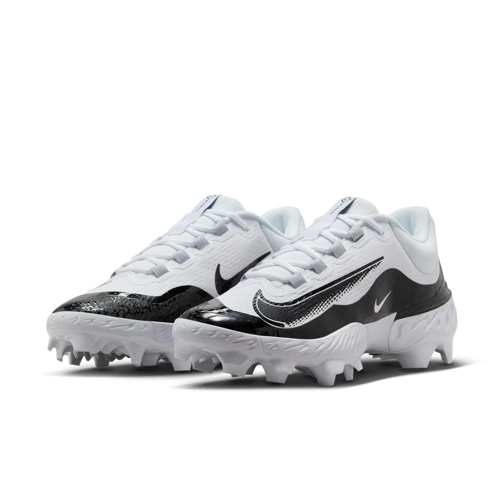 [FD6255-101] MENS NIKE ALPHA HUARACHE ELITE 4 LOW MCS 'WHITE BLACK'