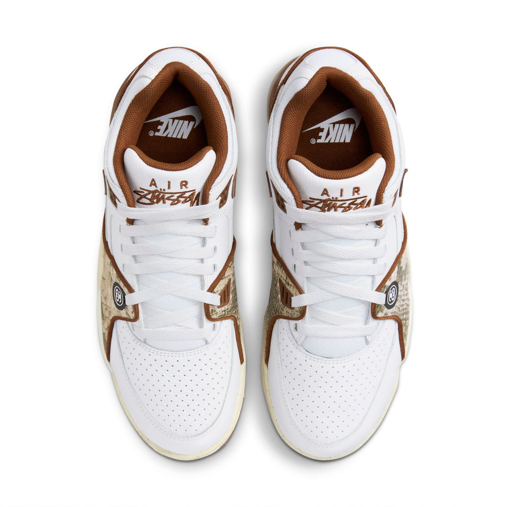 [FD6475-100] Mens Nike AIR FLIGHT 89 LOW SP 'STUSSY PECAN'
