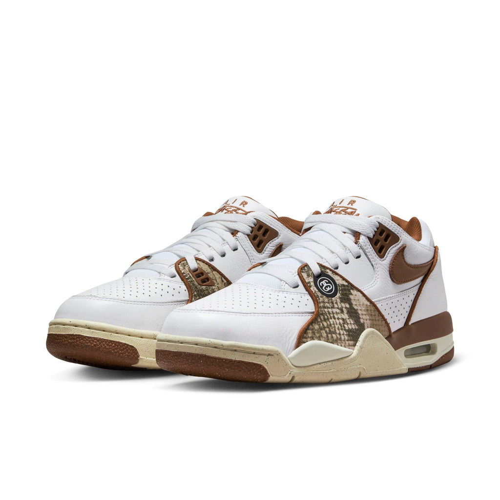 [FD6475-100] Mens Nike AIR FLIGHT 89 LOW SP 'STUSSY PECAN'