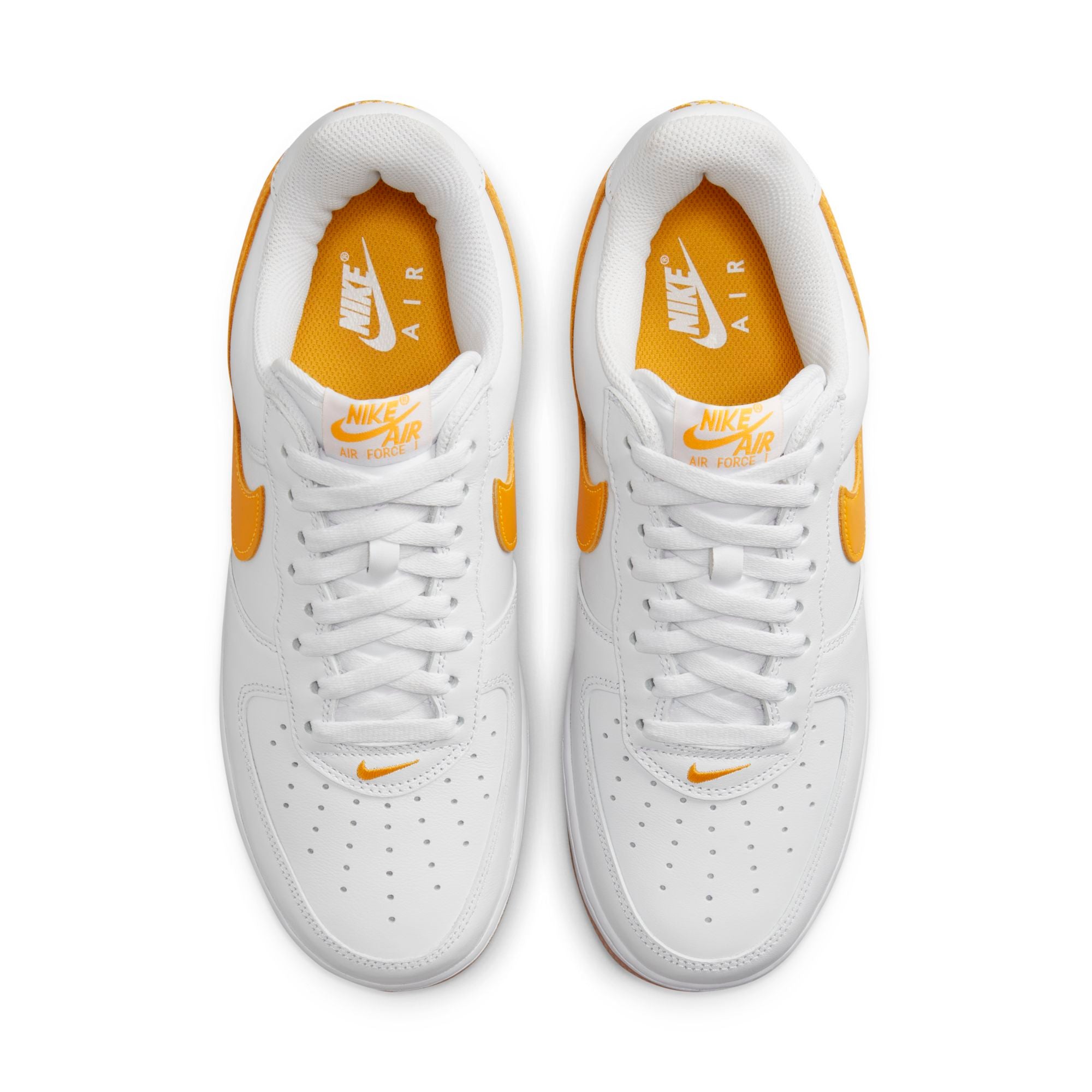 [FD7039-100] Mens Nike AIR FORCE 1 LOW 'WATERPROOF WHITE UNIVERSITY GOLD GUM'