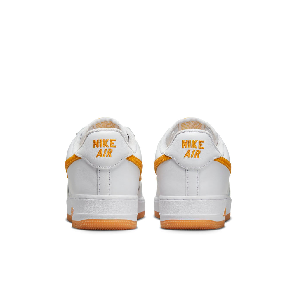 [FD7039-100] Mens Nike AIR FORCE 1 LOW 'WATERPROOF WHITE UNIVERSITY GOLD GUM'