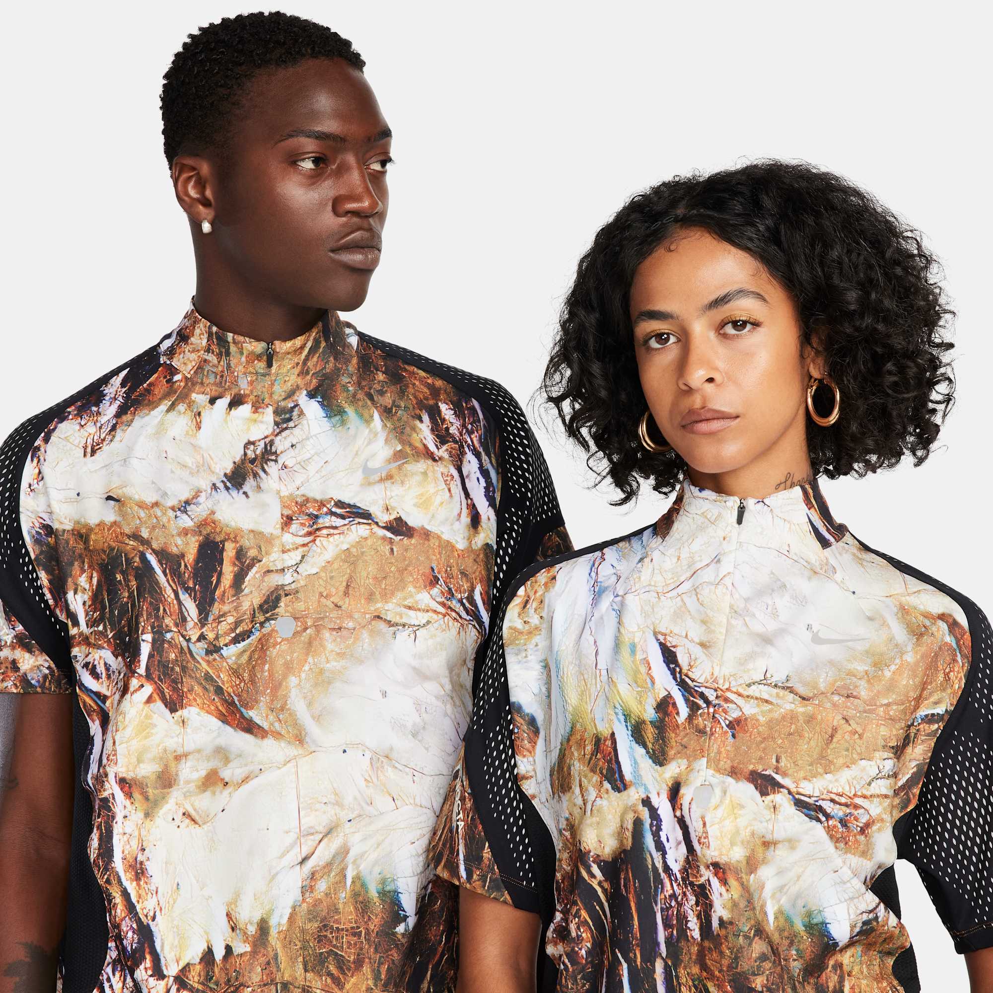 [FJ3013-902] MENS NIKE X NOCTA RUNNING CAMO TOP 'MULTICOLOR'