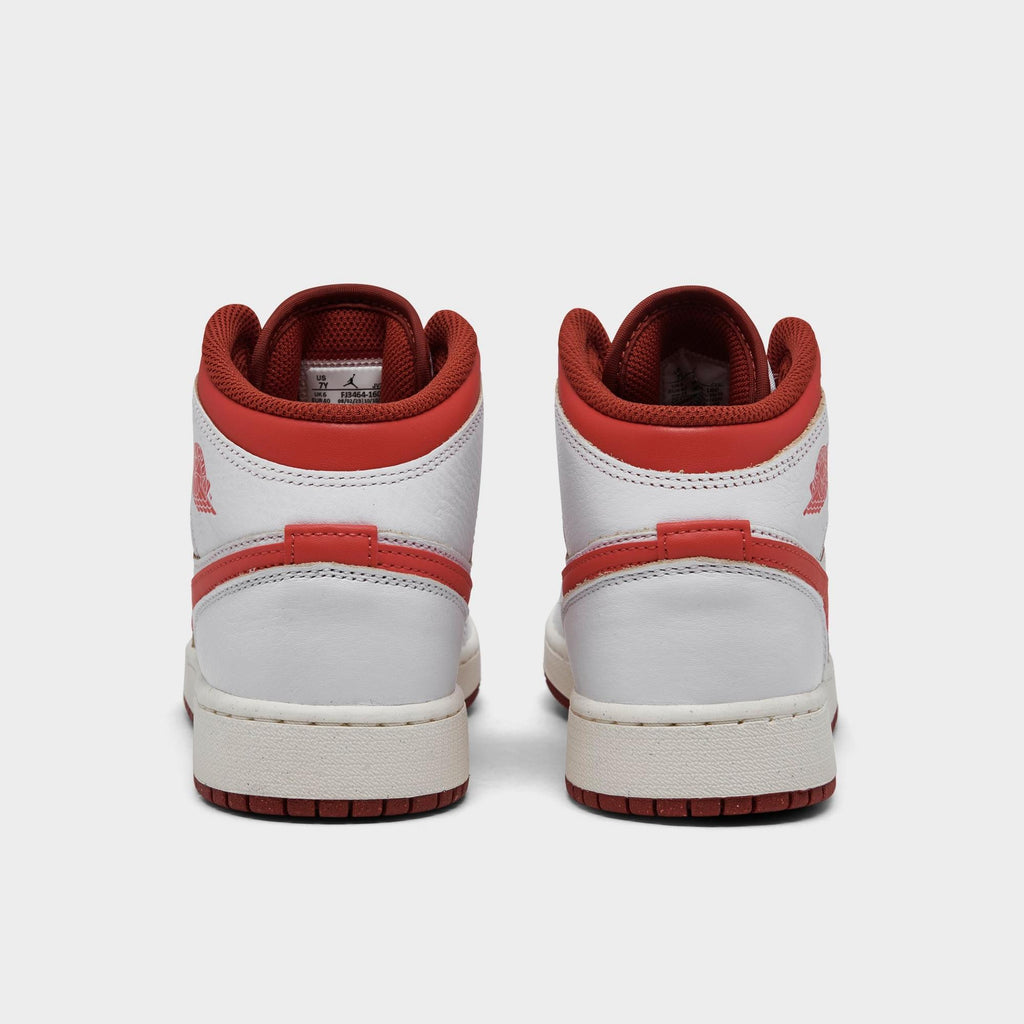 [FJ3464-160] GRADE SCHOOL AIR JORDAN RETRO 1 MID SE 'DUNE RED'