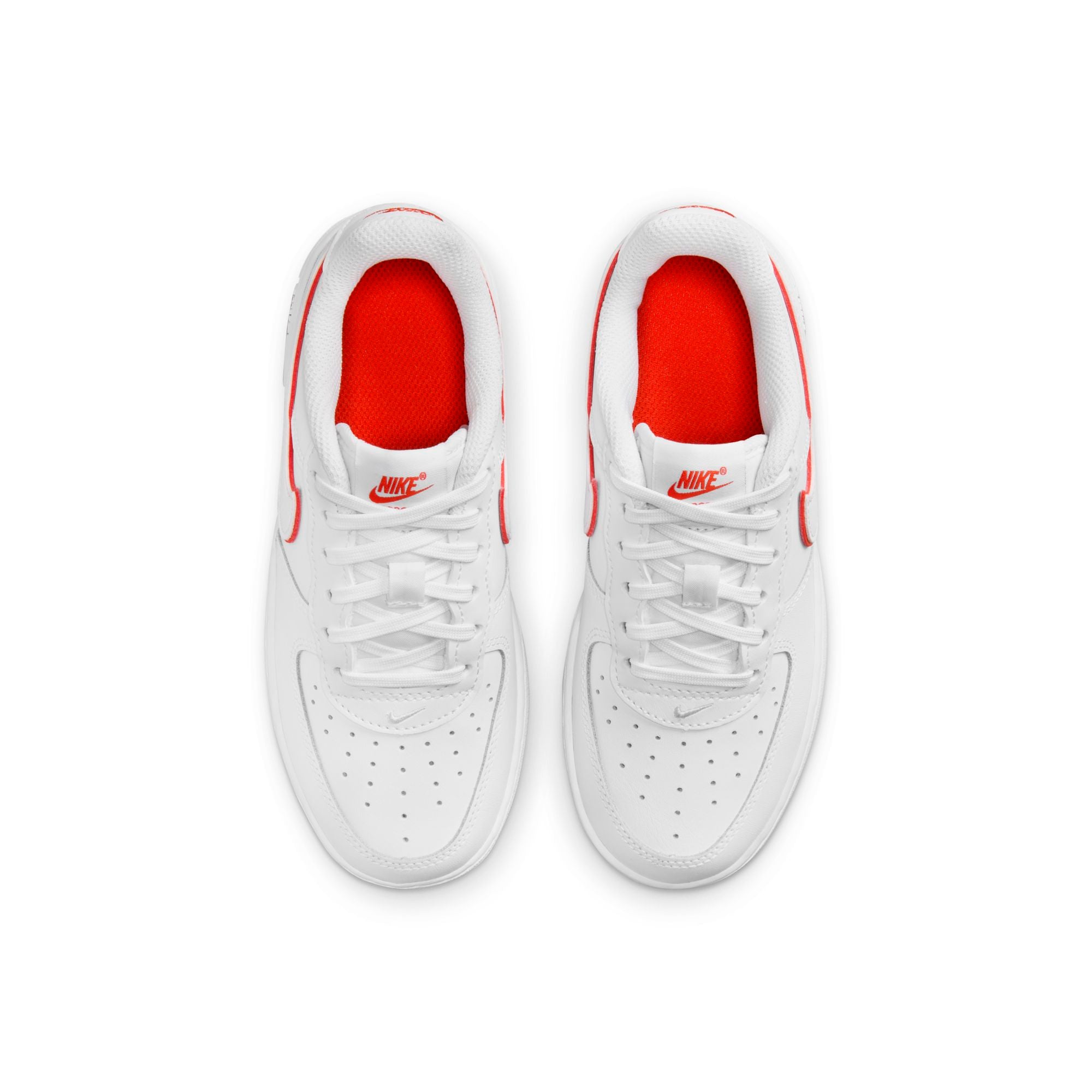 [FJ3484-101] Preschool Nike AIR FORCE 1 LOW 'WHITE PICANTE RED (PS)'