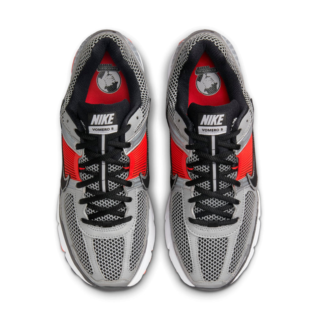 [FJ4151-005] MENS NIKE ZOOM VOMERO 5 'BRIGHT CRIMSON METALLIC SILVER'