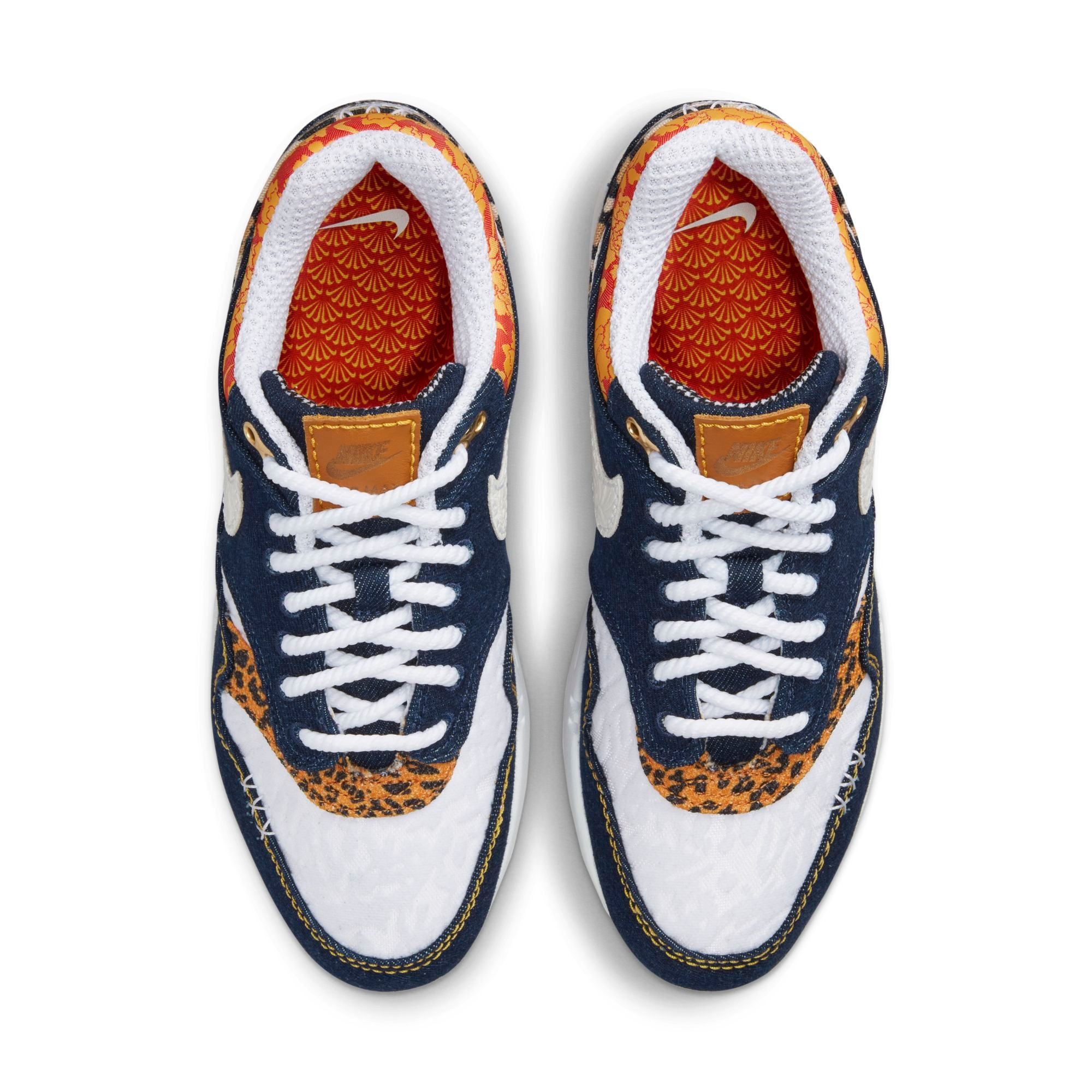 [FJ4452-432] Mens Nike AIR MAX 1 PREMIUM 'DENIM LEOPARD'