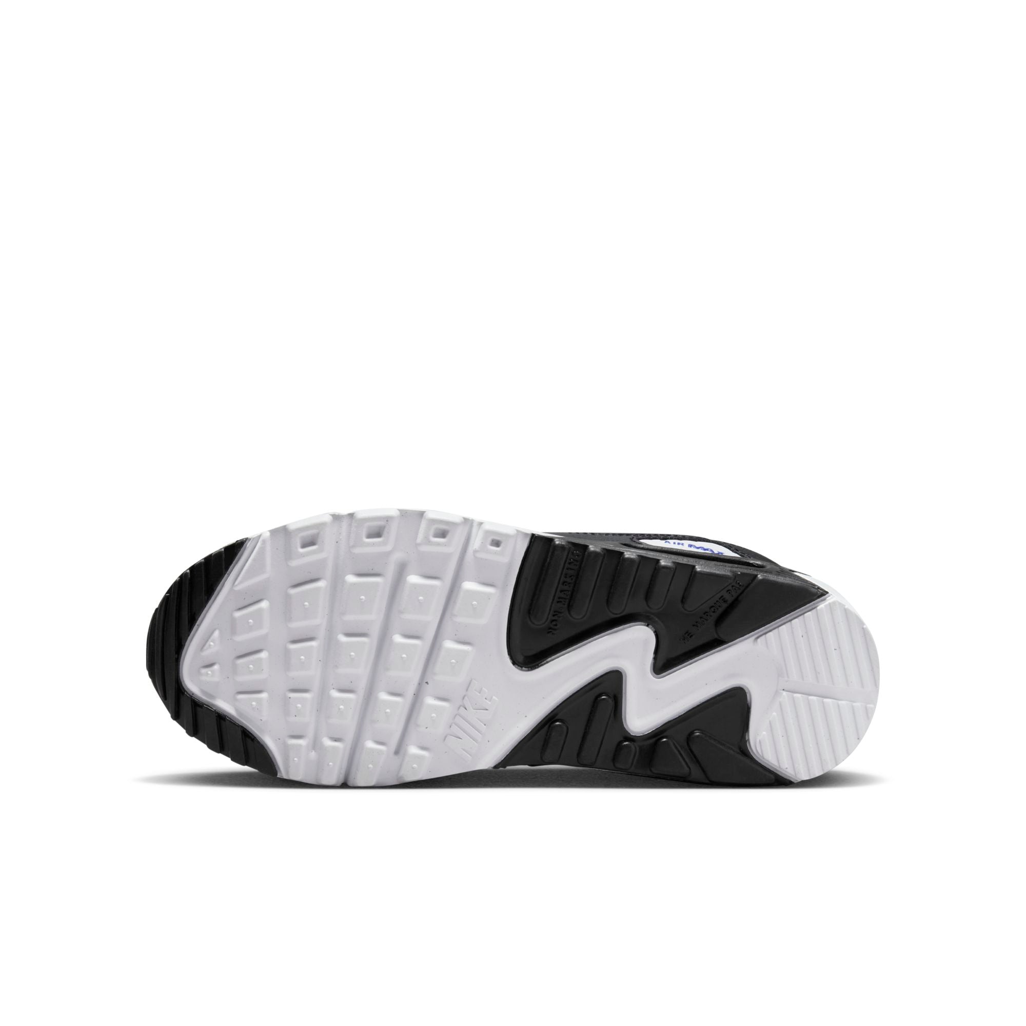 [FJ4592-100] Grade School Nike AIR MAX 90 'DOUBLE SWOOSH WHITE BLACK GOLD ROYAL (GS)'