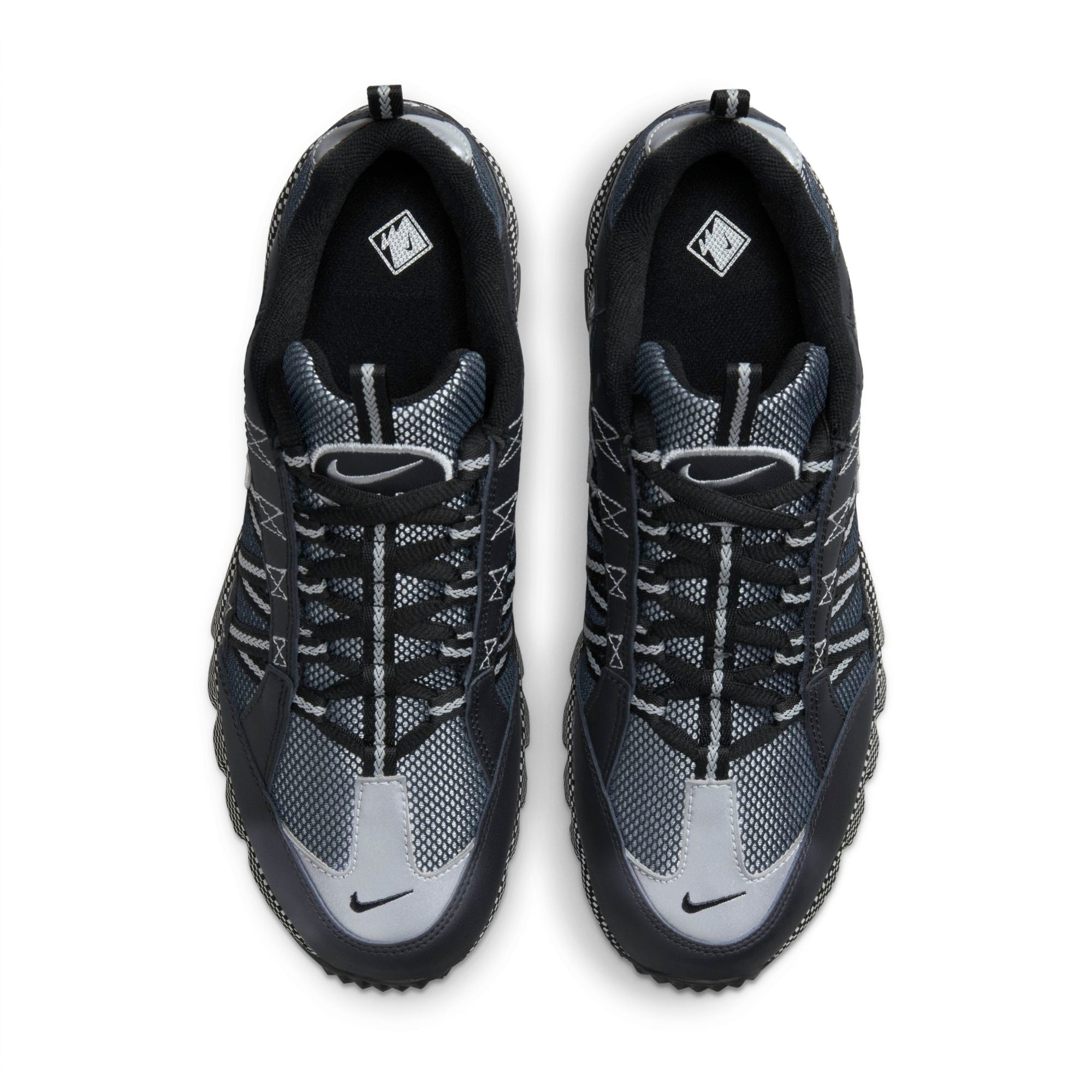 [FJ7098-002] Mens Nike AIR HUMARA QS 'BLACK METALLIC SILVER'